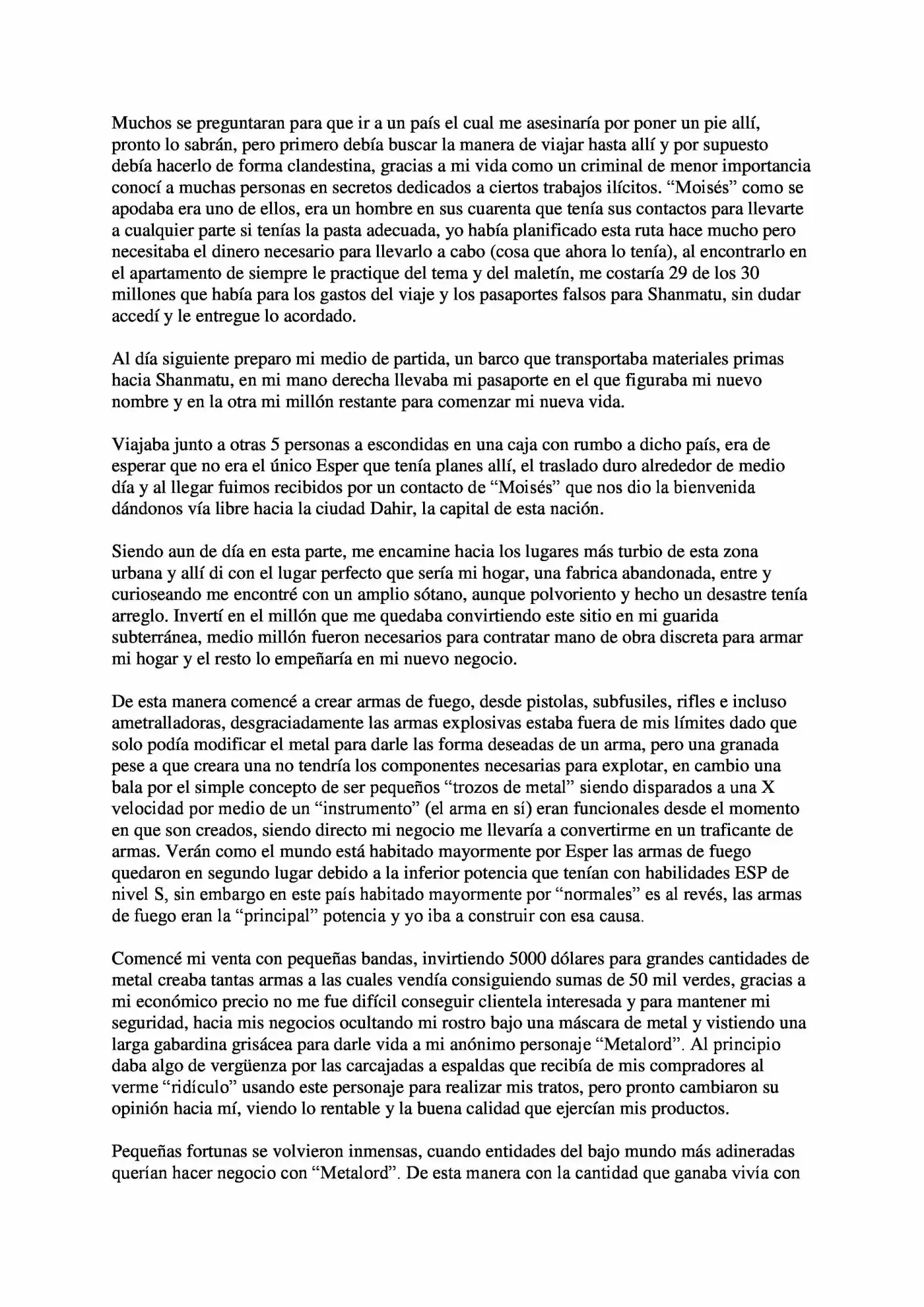 Metalord Revolution (Novela) - Capítulo 1 - Página 6 - LectorTMOo