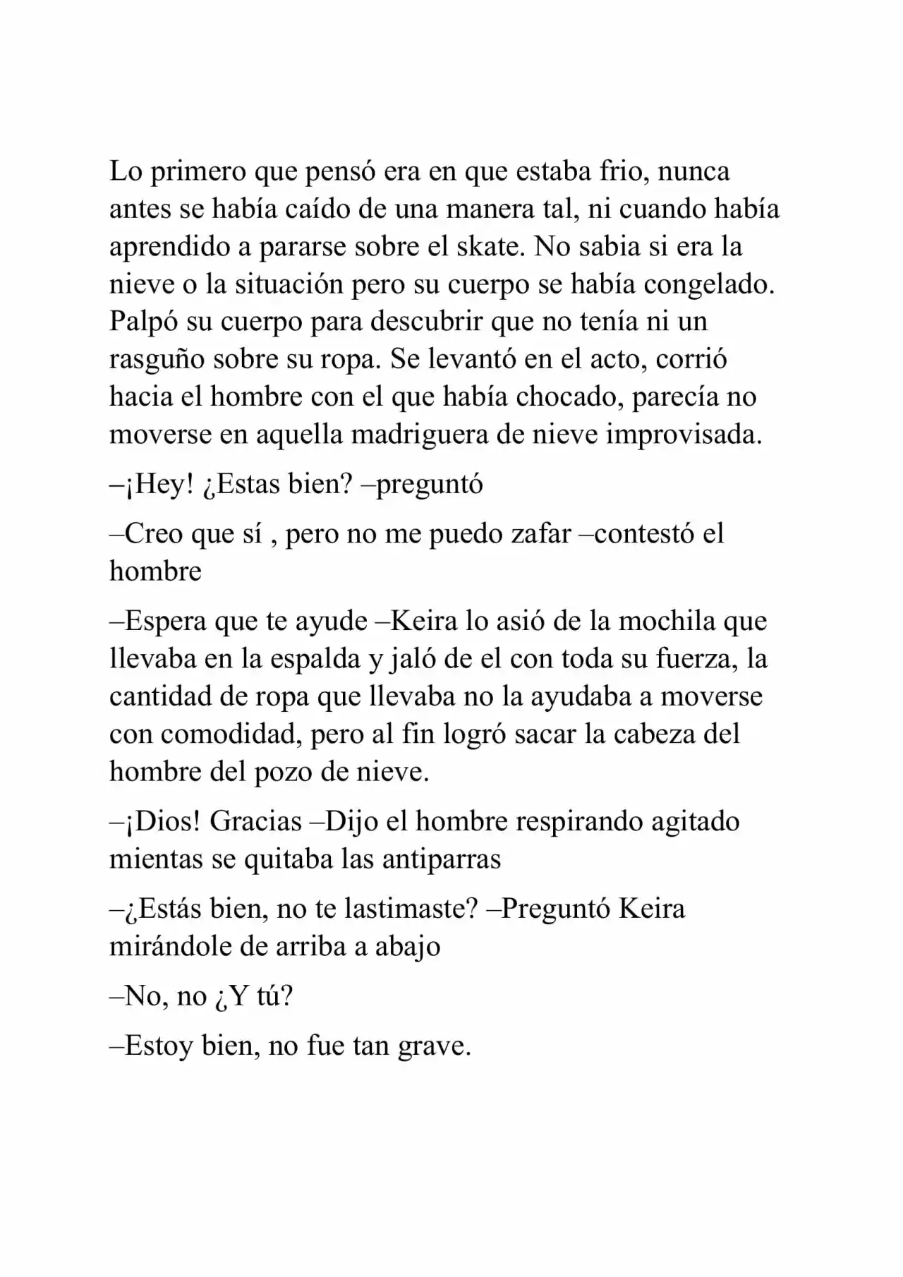 Meteora (Novela) - Capítulo 8 - Página 6 - LectorTMOo