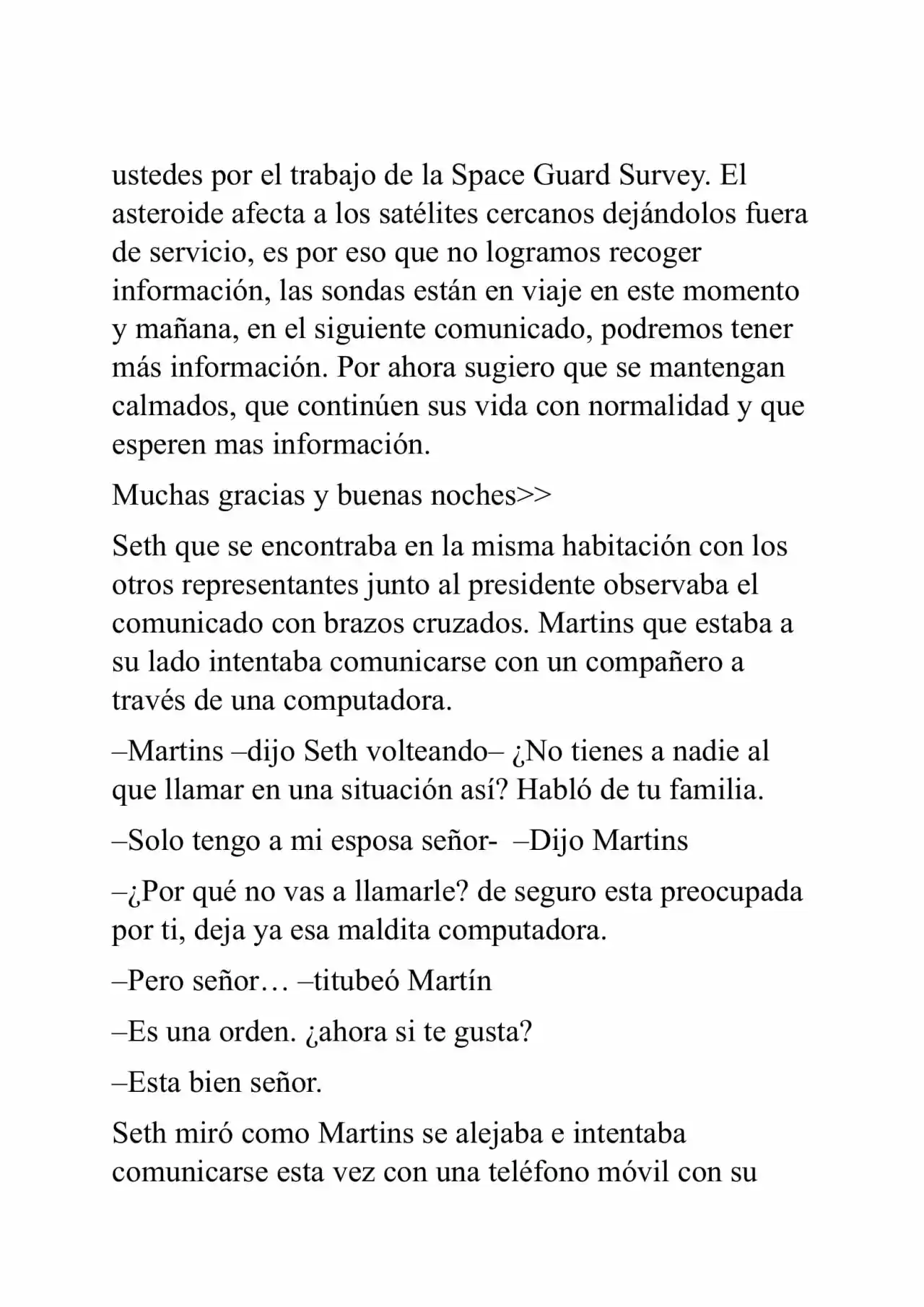 Meteora (Novela) - Capítulo 9 - Página 27 - LectorTMOo