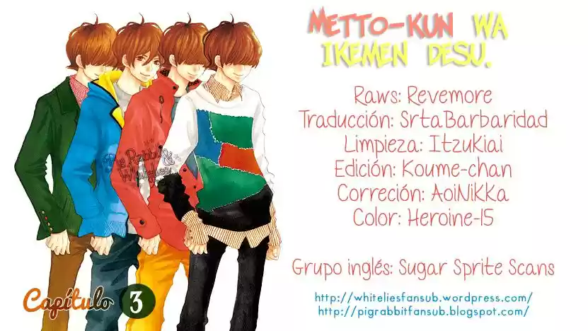 Metto-kun Wa Ikemen Desu - Capítulo 3 - Página 1 - LectorTMOo