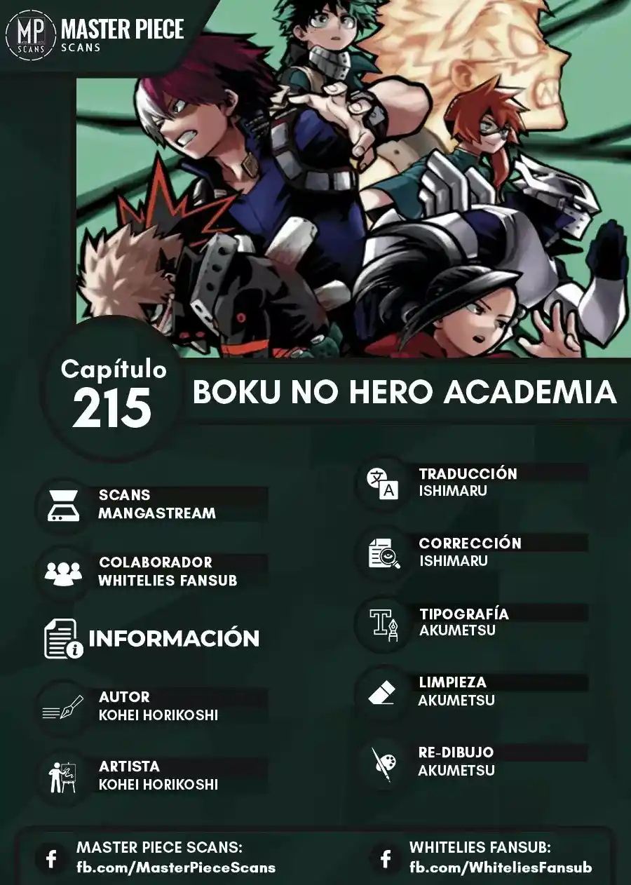 Mi Academia De Héroe - Capítulo 215 - Página 1 - LectorTMOo