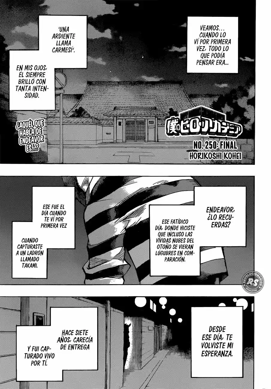 Mi Academia De Héroe - Capítulo 250 - Página 3 - LectorTMOo