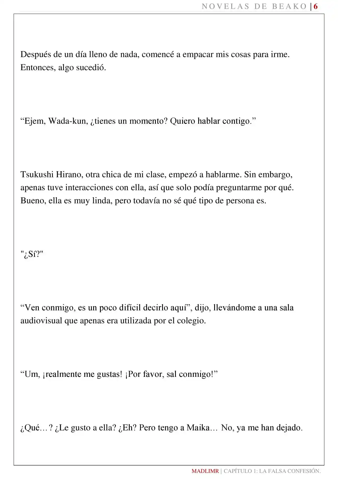 Mi Amiga De La Infancia Me Rechazó (Novela) - Capítulo 1 - Página 7 - LectorTMOo