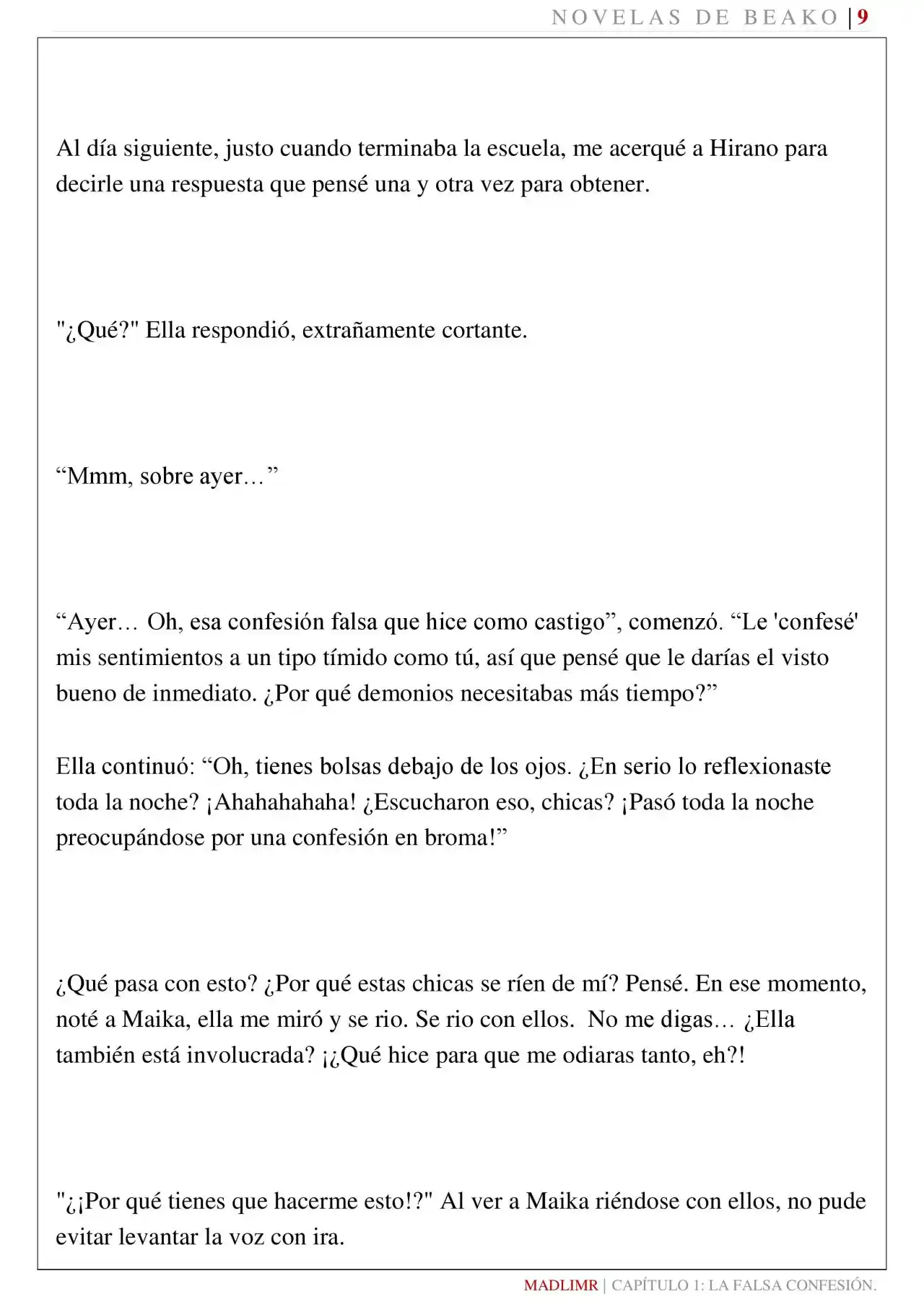 Mi Amiga De La Infancia Me Rechazó (Novela) - Capítulo 1 - Página 10 - LectorTMOo