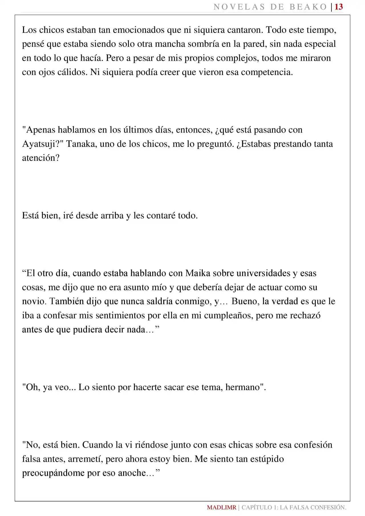 Mi Amiga De La Infancia Me Rechazó (Novela) - Capítulo 1 - Página 14 - LectorTMOo