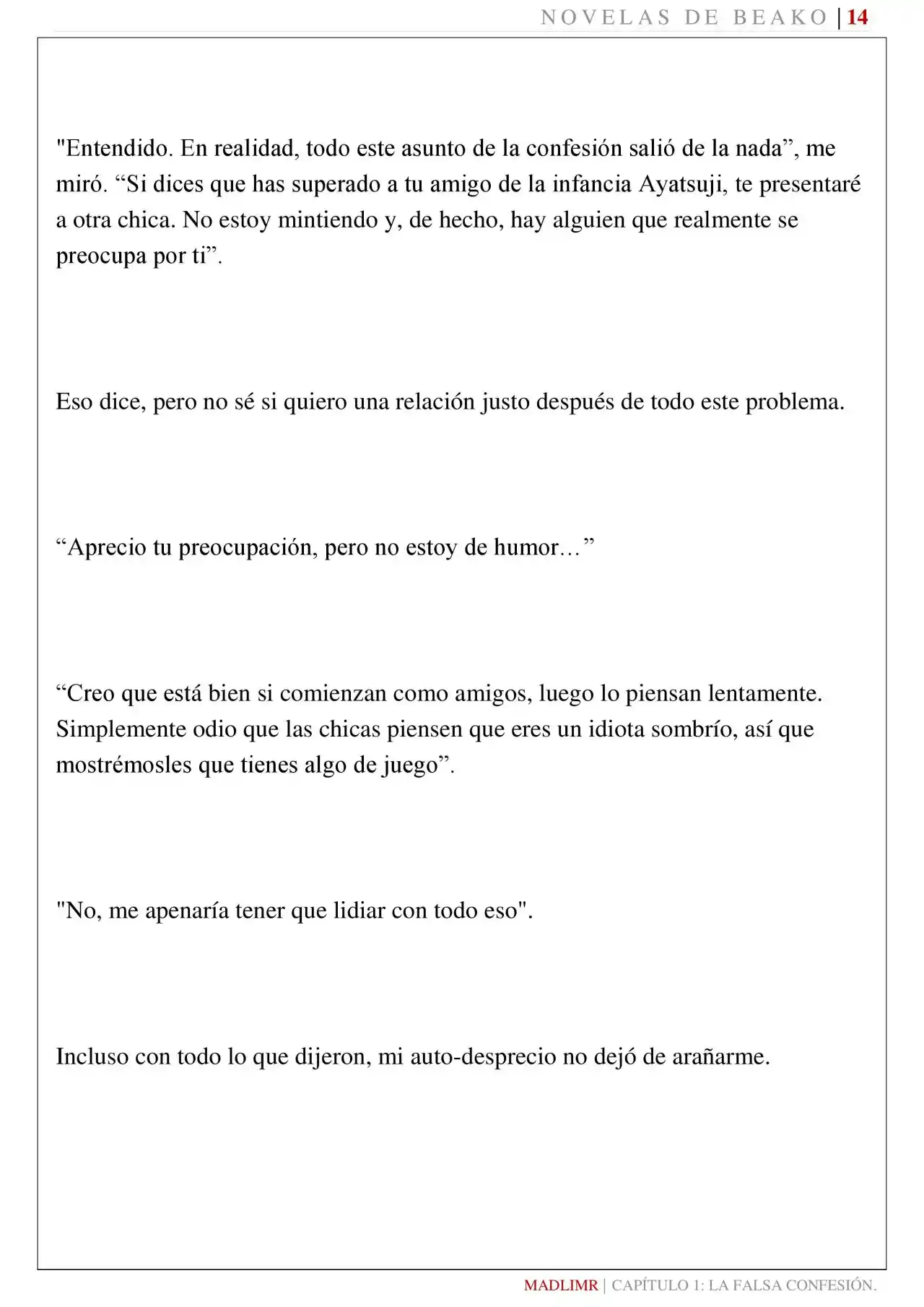 Mi Amiga De La Infancia Me Rechazó (Novela) - Capítulo 1 - Página 15 - LectorTMOo