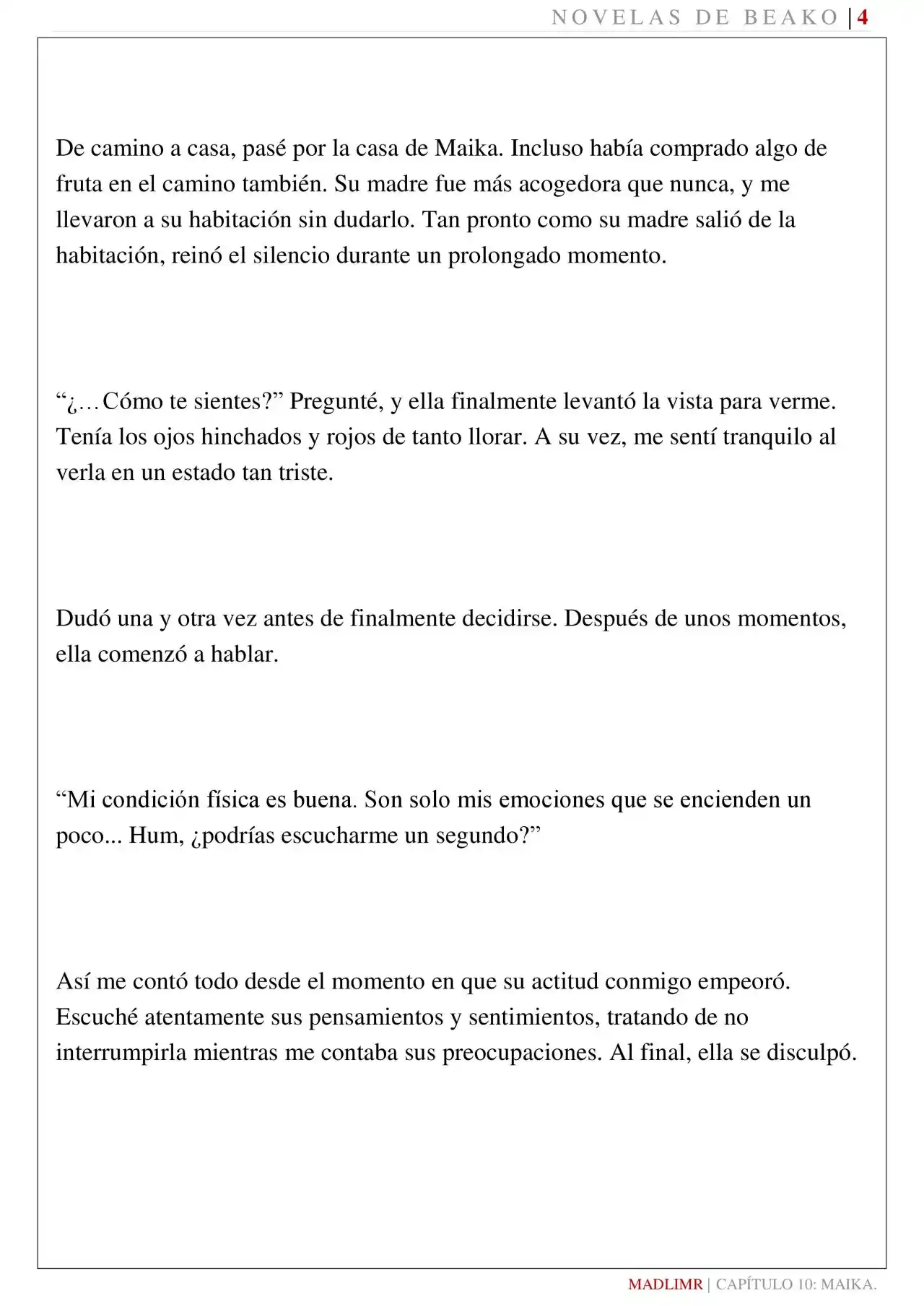 Mi Amiga De La Infancia Me Rechazó (Novela) - Capítulo 10 - Página 5 - LectorTMOo