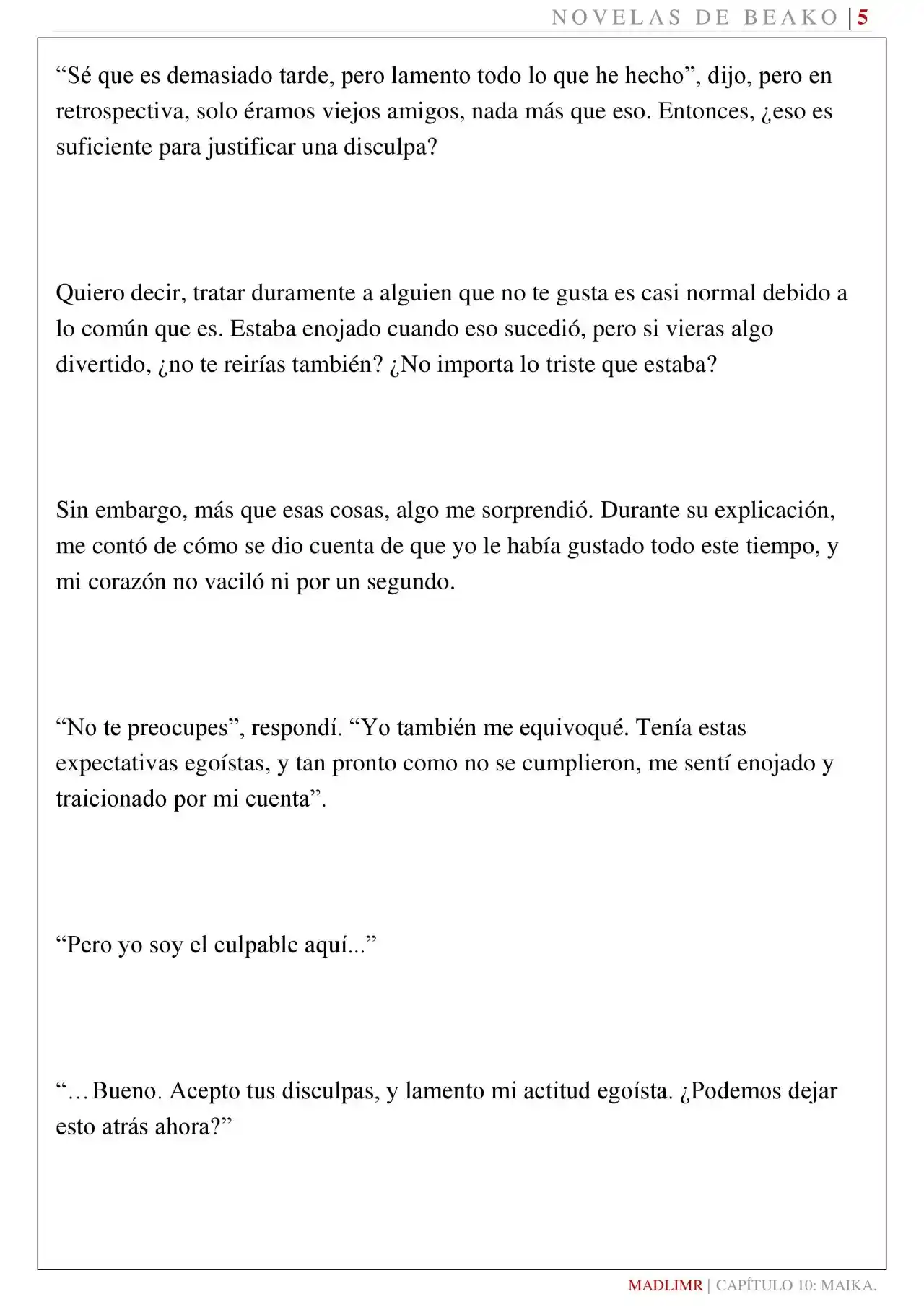 Mi Amiga De La Infancia Me Rechazó (Novela) - Capítulo 10 - Página 6 - LectorTMOo