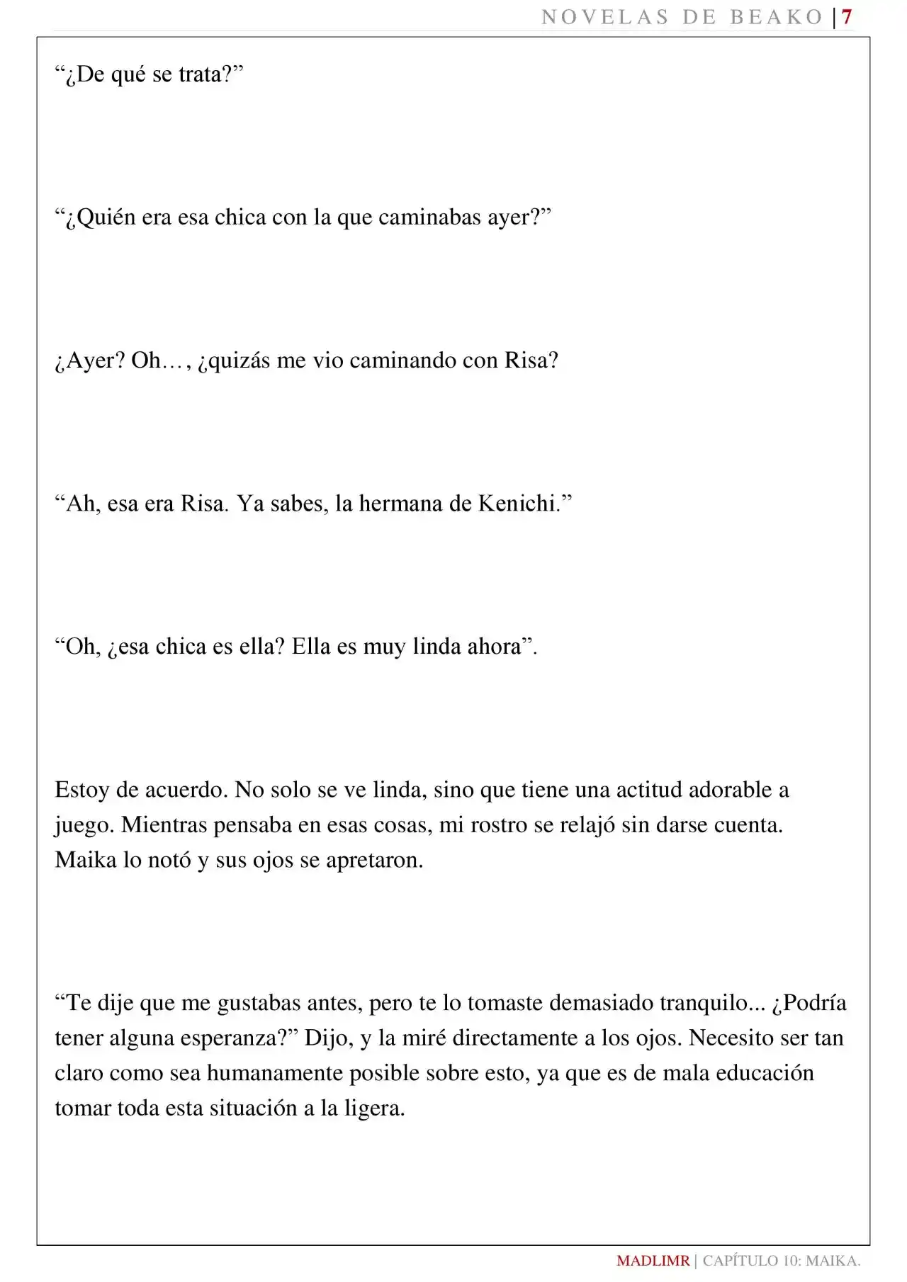 Mi Amiga De La Infancia Me Rechazó (Novela) - Capítulo 10 - Página 8 - LectorTMOo