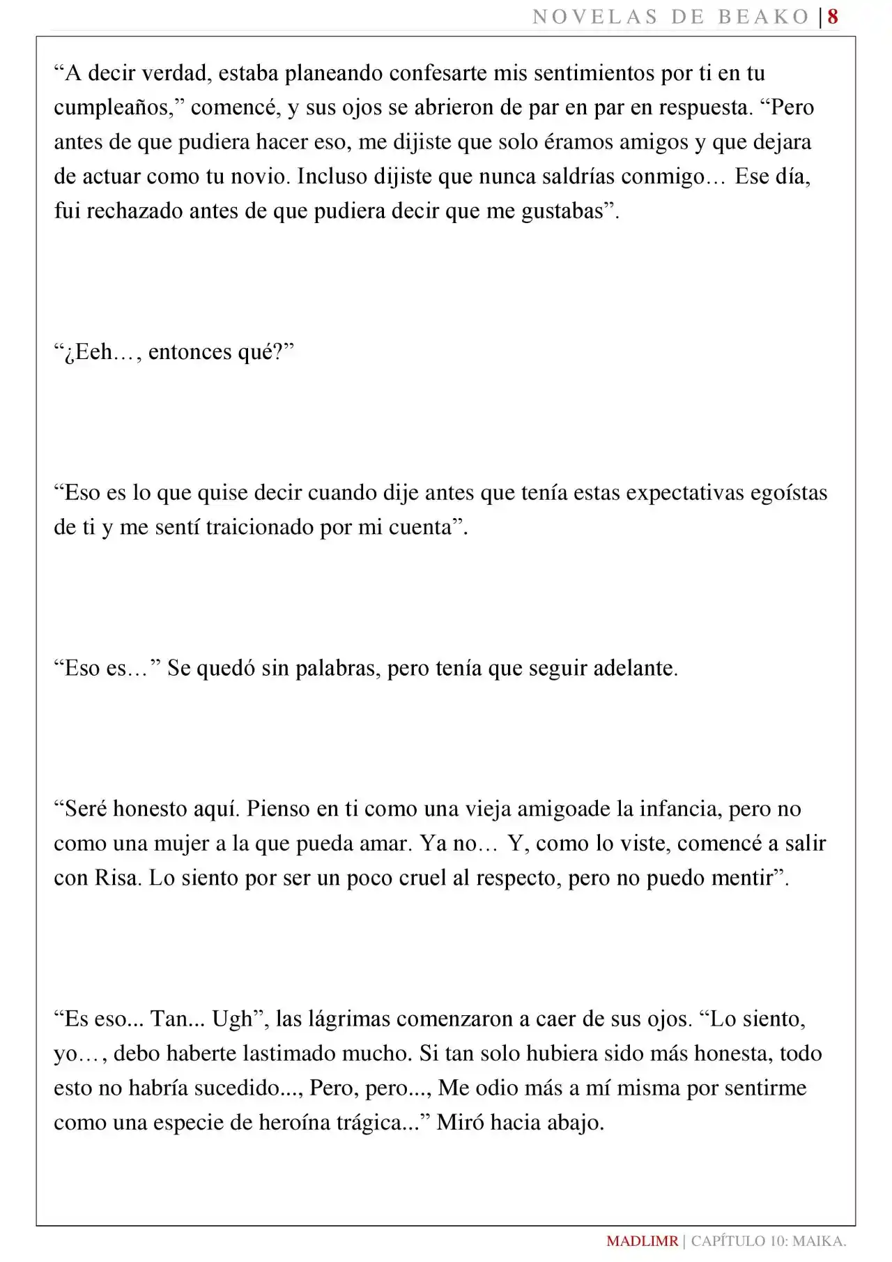 Mi Amiga De La Infancia Me Rechazó (Novela) - Capítulo 10 - Página 9 - LectorTMOo