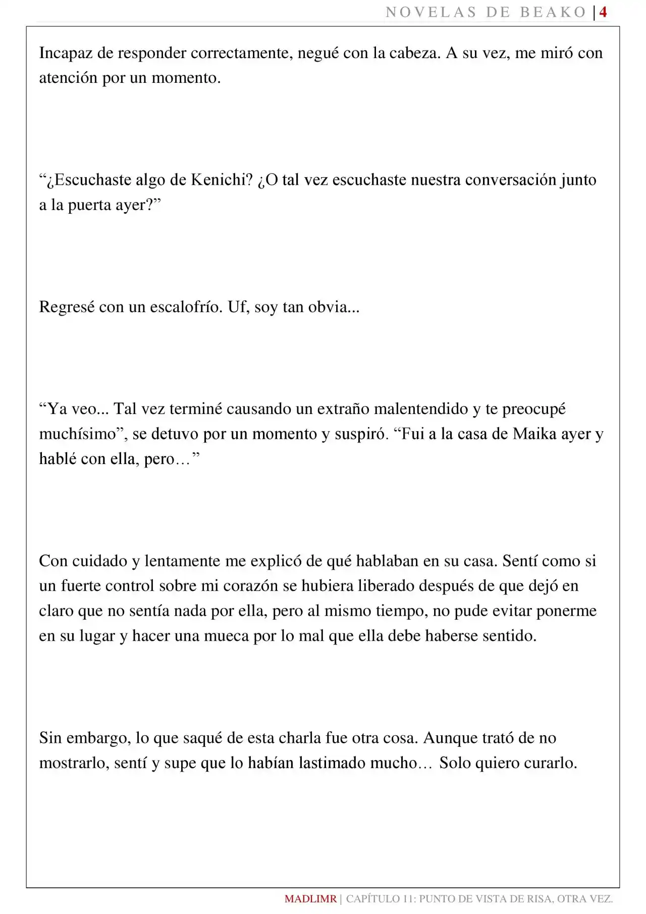 Mi Amiga De La Infancia Me Rechazó (Novela) - Capítulo 11 - Página 5 - LectorTMOo