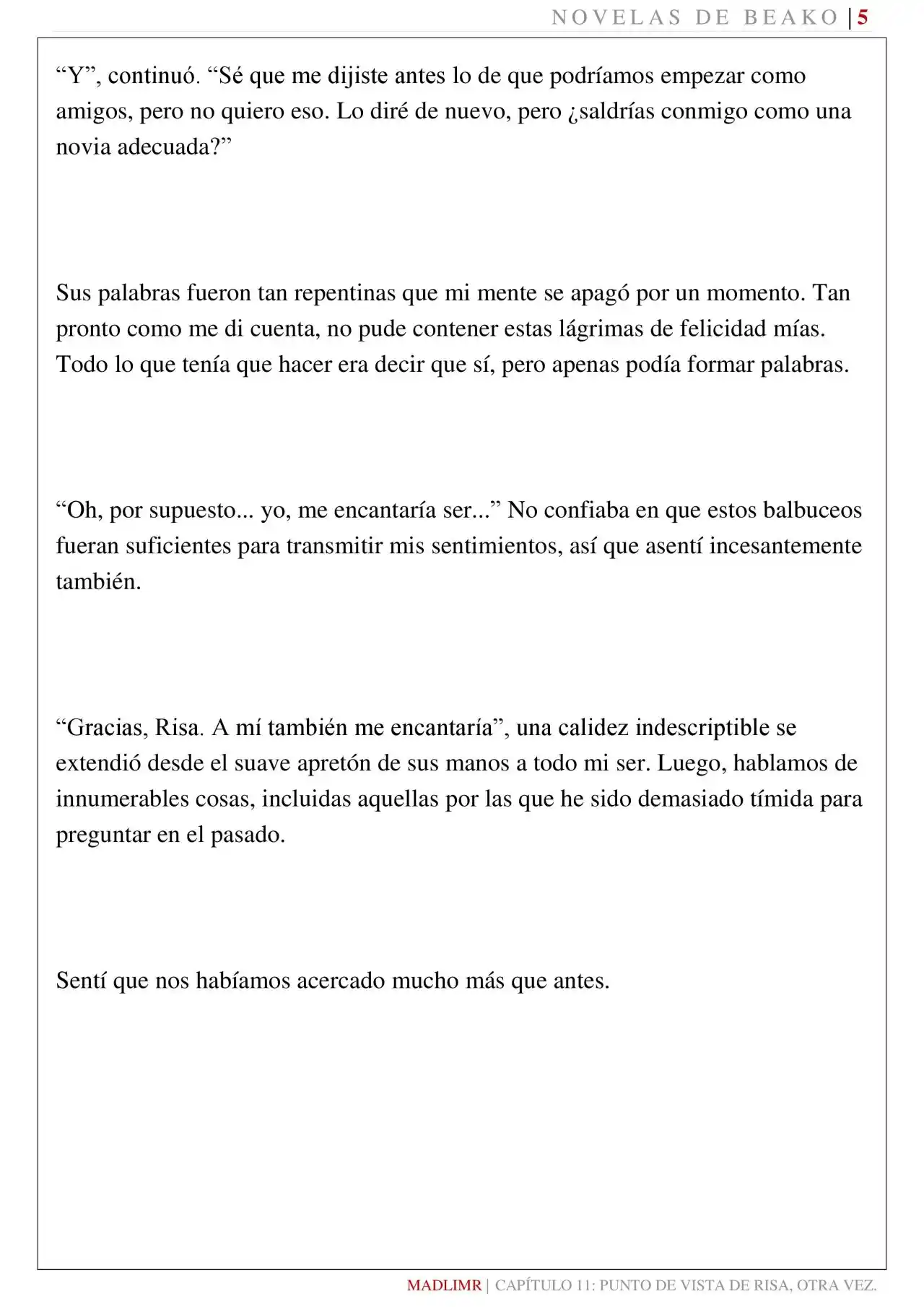 Mi Amiga De La Infancia Me Rechazó (Novela) - Capítulo 11 - Página 6 - LectorTMOo