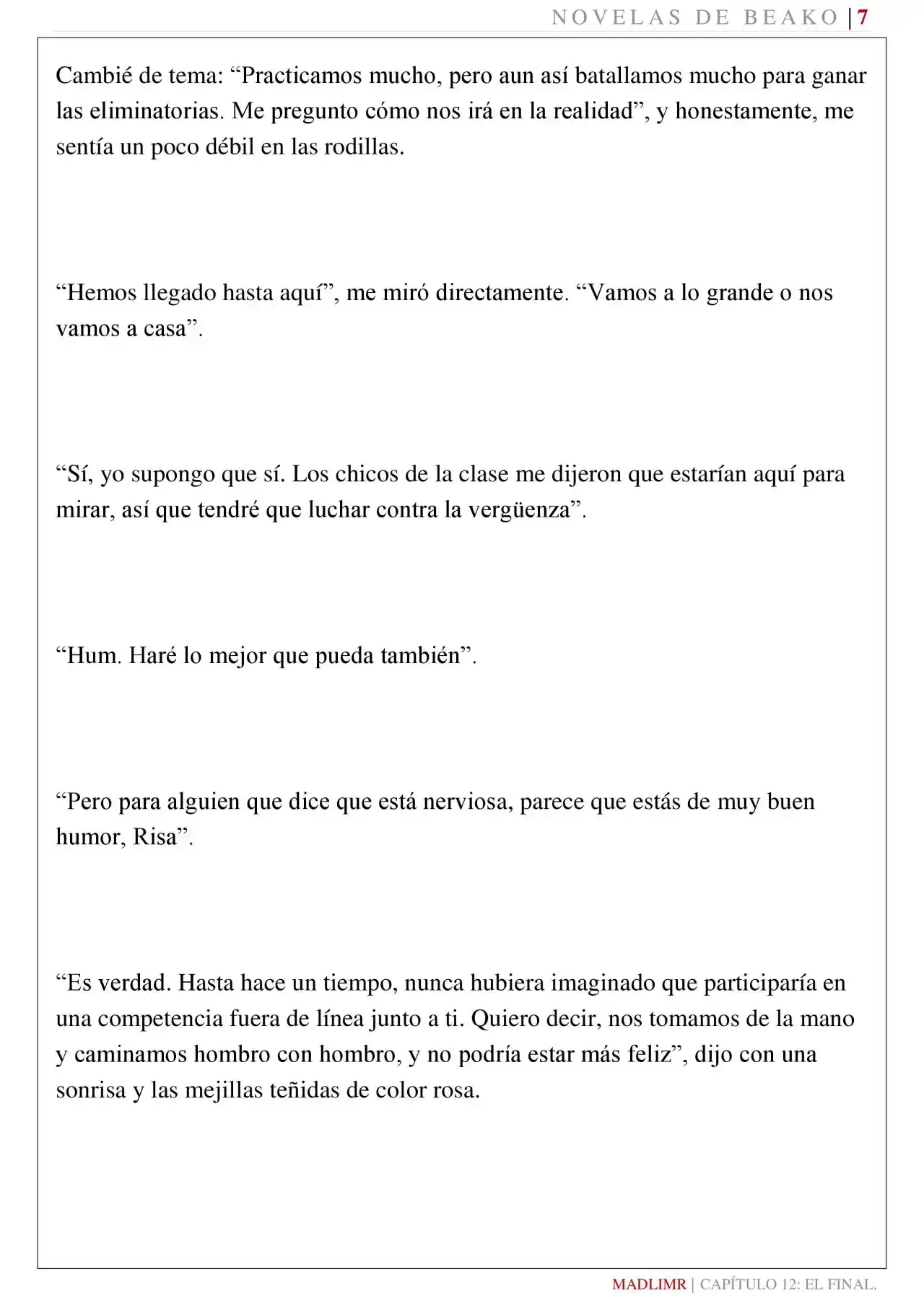 Mi Amiga De La Infancia Me Rechazó (Novela) - Capítulo 12 - Página 8 - LectorTMOo