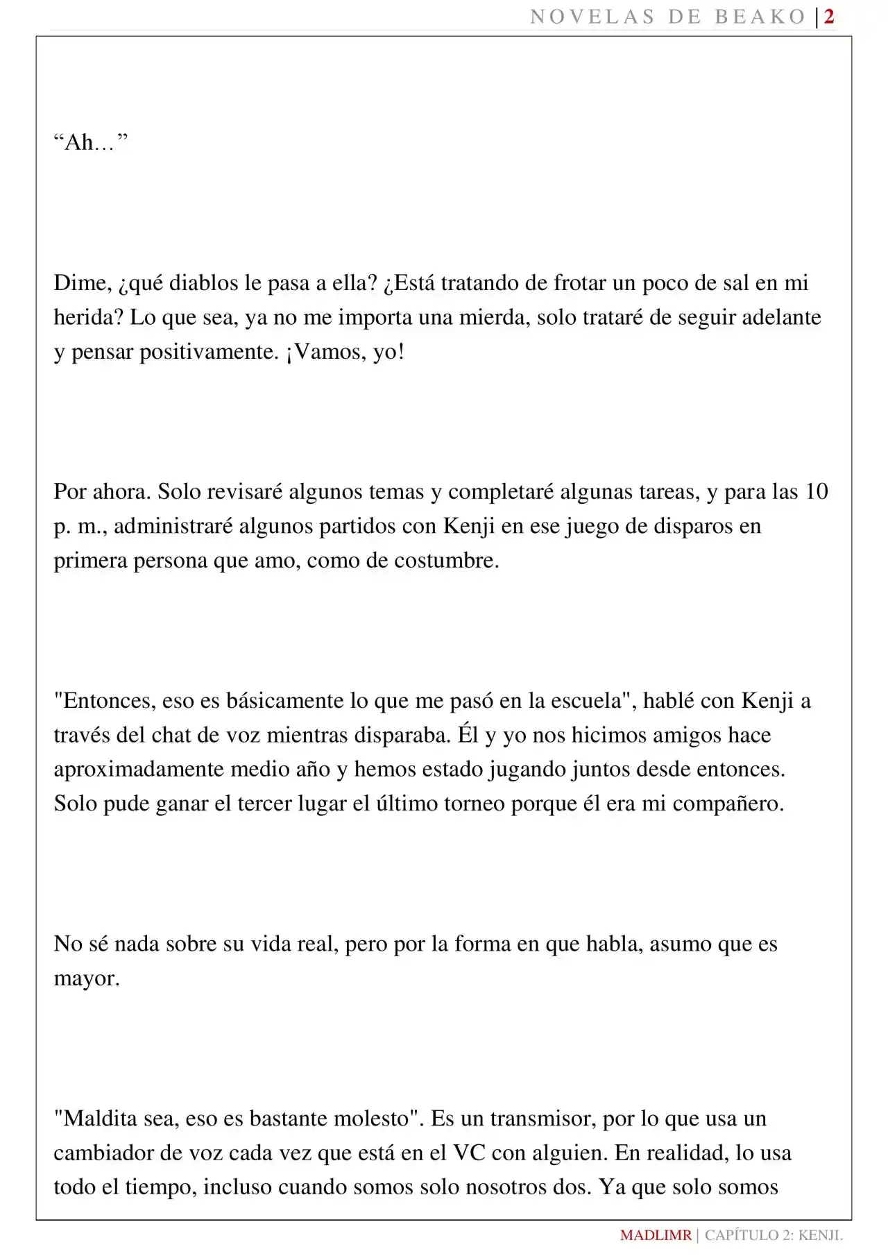 Mi Amiga De La Infancia Me Rechazó (Novela) - Capítulo 2 - Página 3 - LectorTMOo