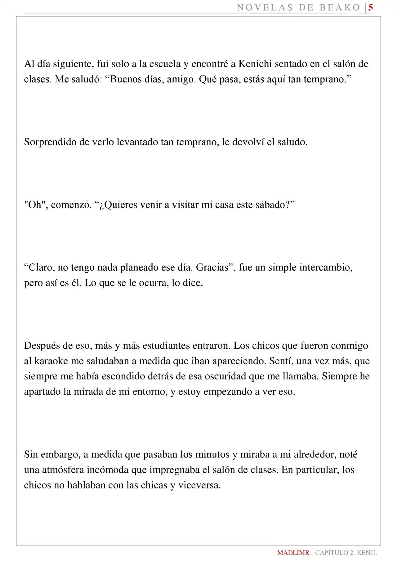 Mi Amiga De La Infancia Me Rechazó (Novela) - Capítulo 2 - Página 6 - LectorTMOo