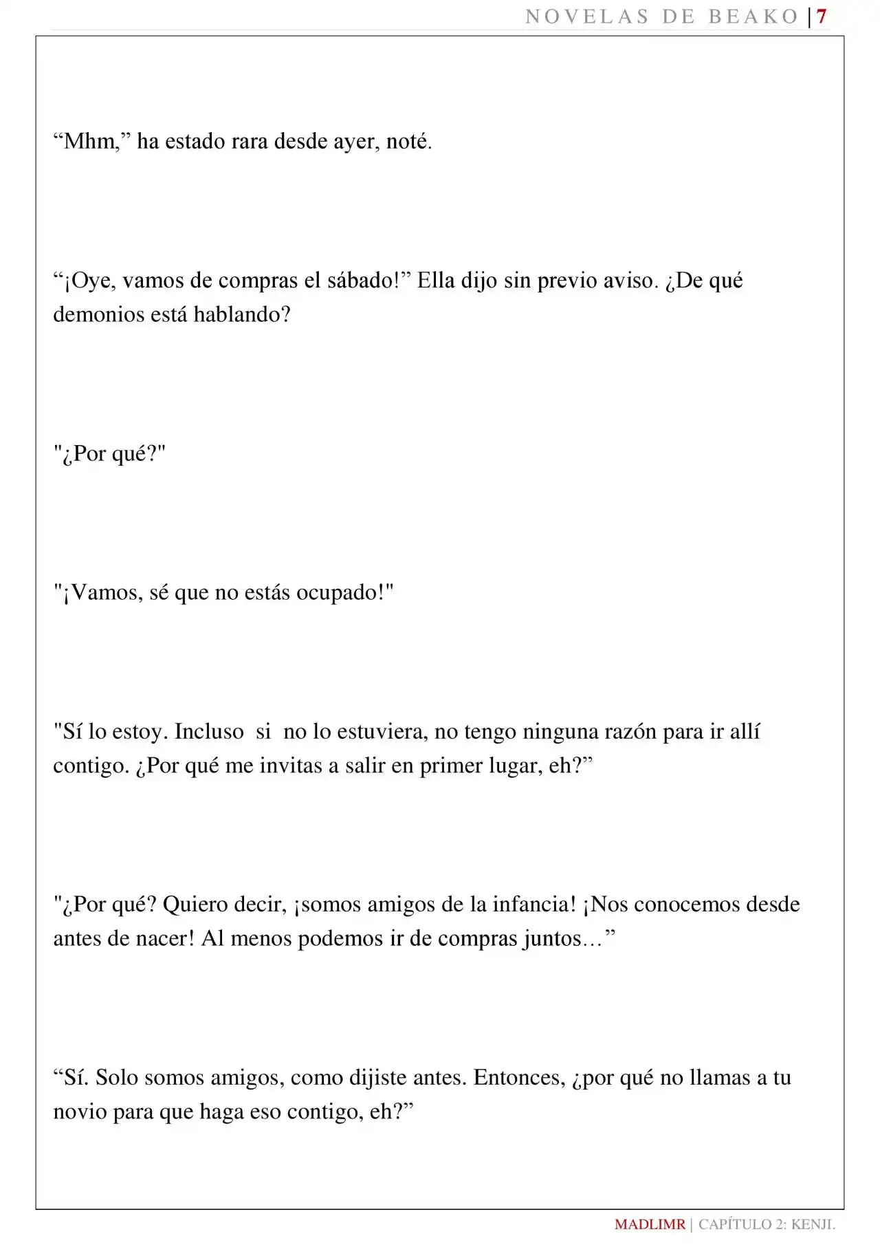 Mi Amiga De La Infancia Me Rechazó (Novela) - Capítulo 2 - Página 8 - LectorTMOo