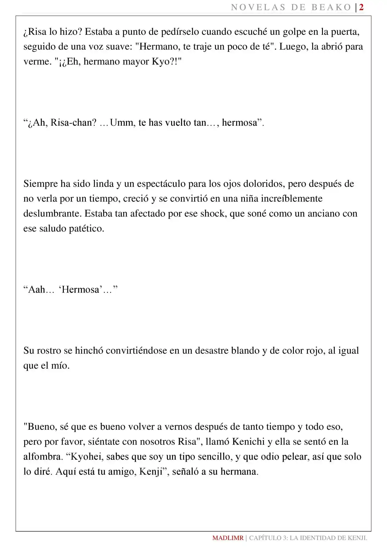 Mi Amiga De La Infancia Me Rechazó (Novela) - Capítulo 3 - Página 3 - LectorTMOo