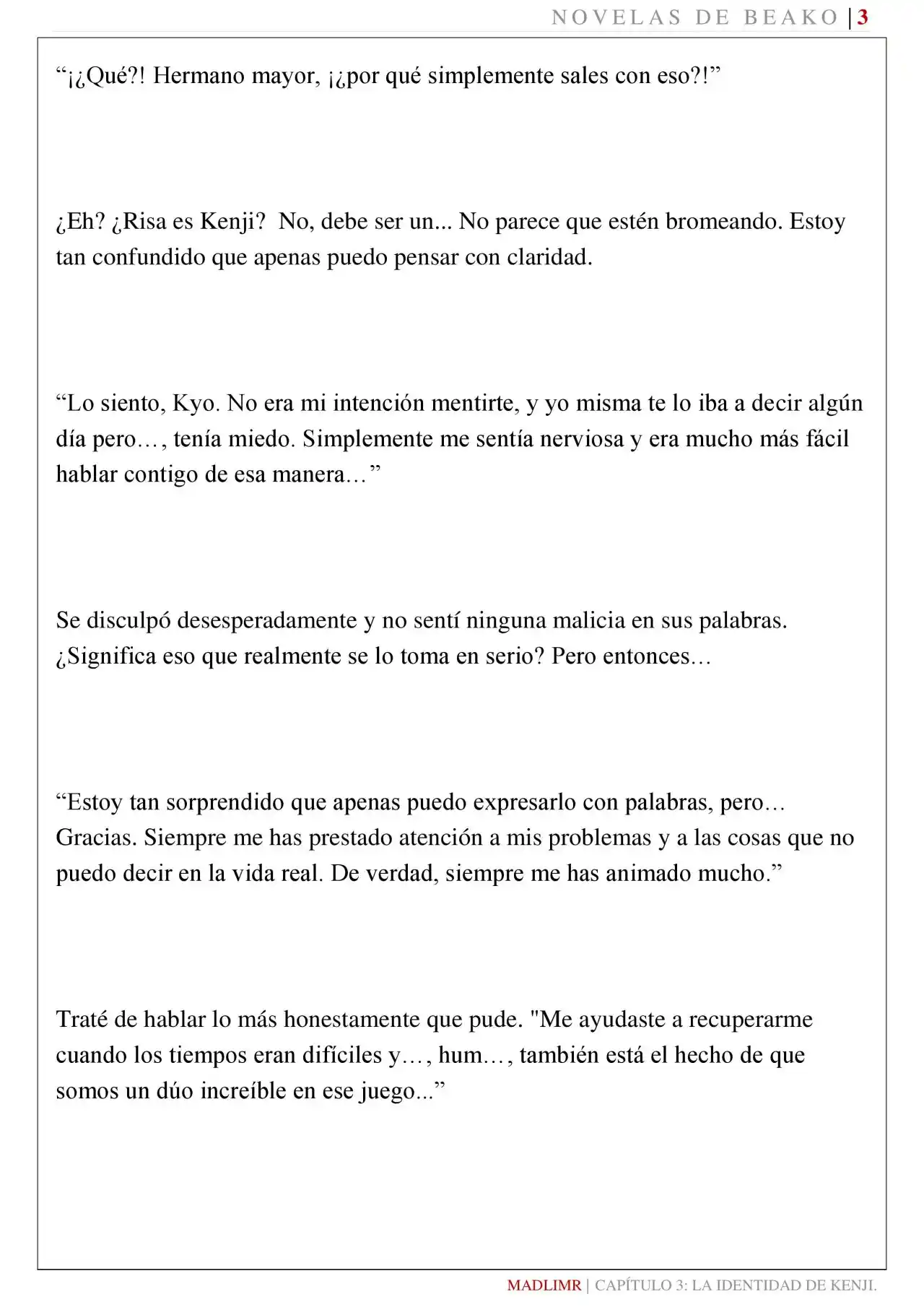 Mi Amiga De La Infancia Me Rechazó (Novela) - Capítulo 3 - Página 4 - LectorTMOo