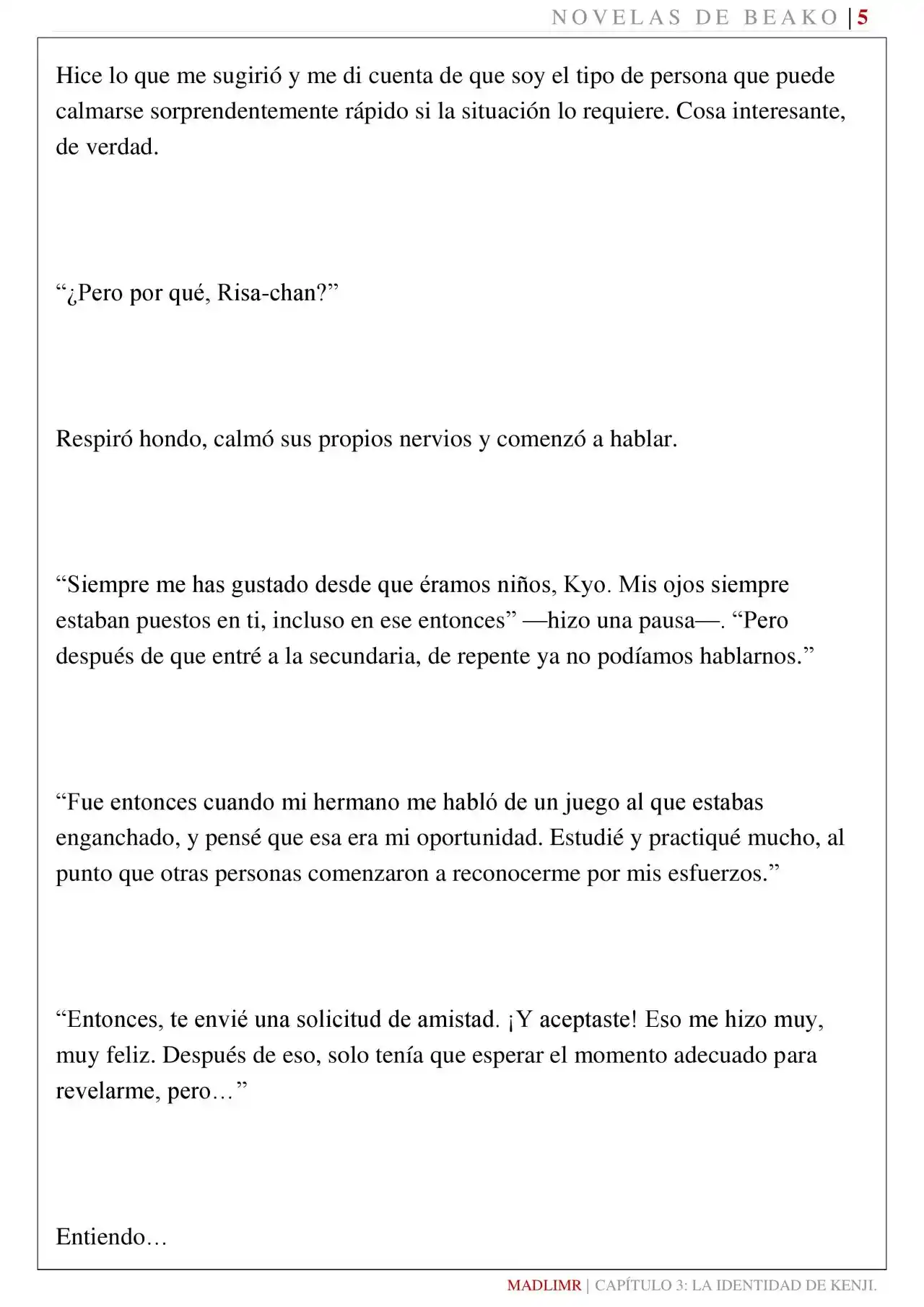Mi Amiga De La Infancia Me Rechazó (Novela) - Capítulo 3 - Página 6 - LectorTMOo