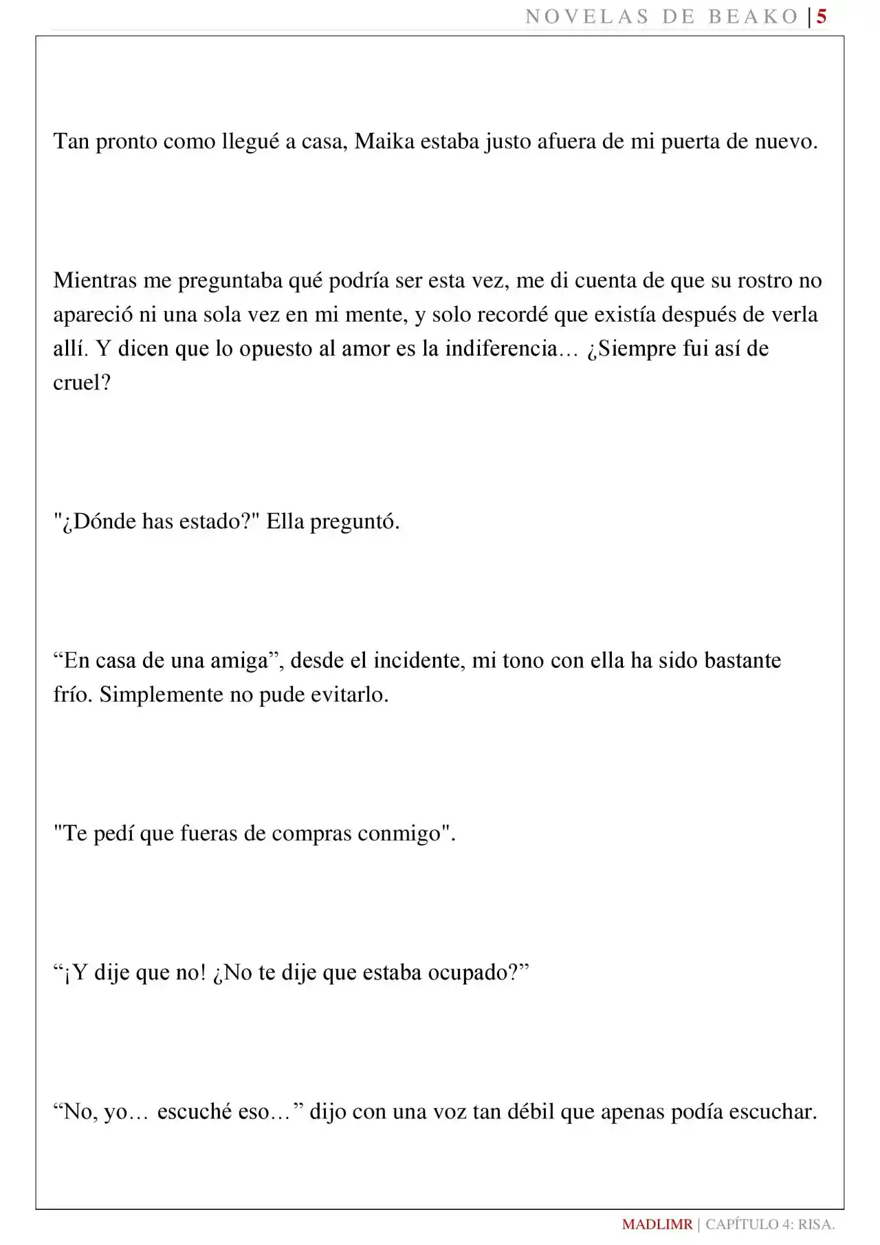 Mi Amiga De La Infancia Me Rechazó (Novela) - Capítulo 4 - Página 6 - LectorTMOo