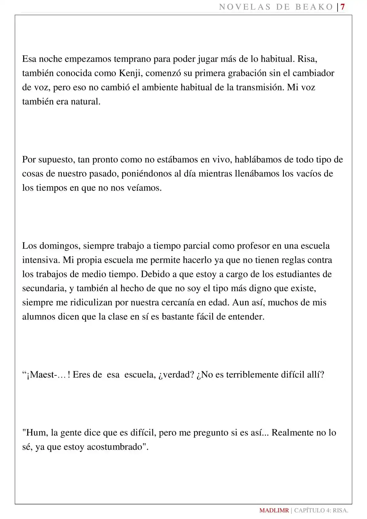 Mi Amiga De La Infancia Me Rechazó (Novela) - Capítulo 4 - Página 8 - LectorTMOo