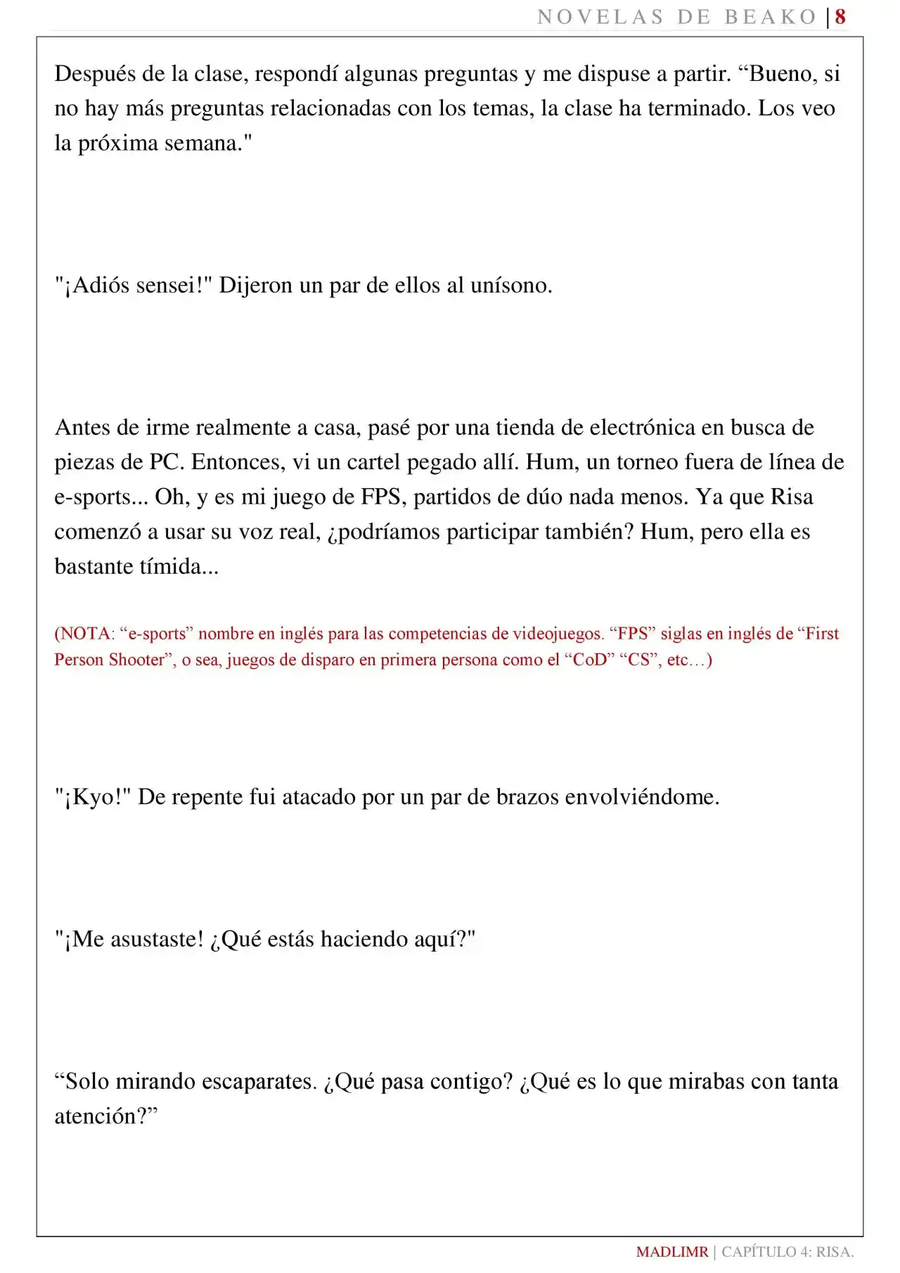 Mi Amiga De La Infancia Me Rechazó (Novela) - Capítulo 4 - Página 9 - LectorTMOo