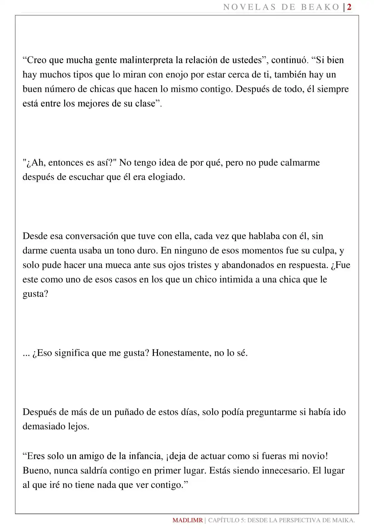 Mi Amiga De La Infancia Me Rechazó (Novela) - Capítulo 5 - Página 3 - LectorTMOo