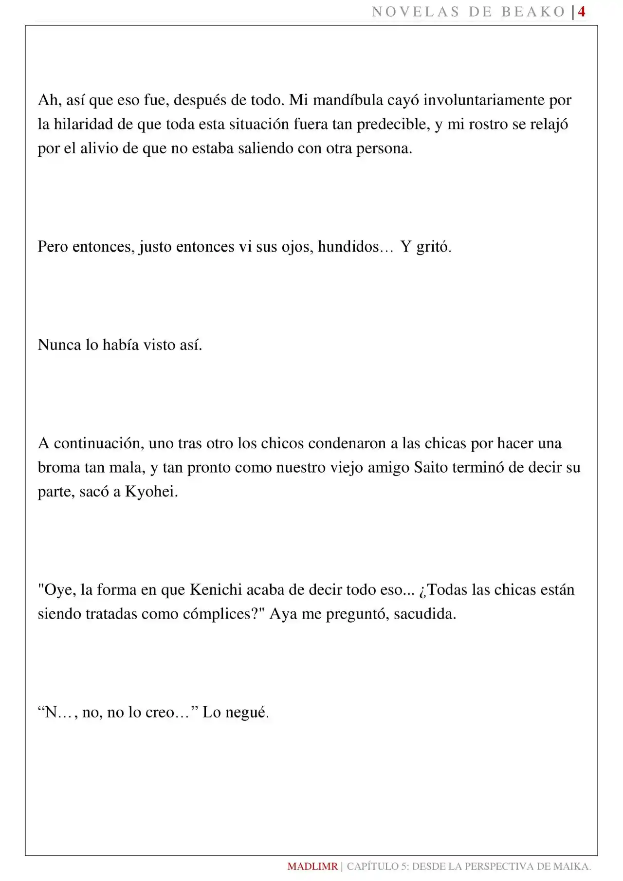 Mi Amiga De La Infancia Me Rechazó (Novela) - Capítulo 5 - Página 5 - LectorTMOo