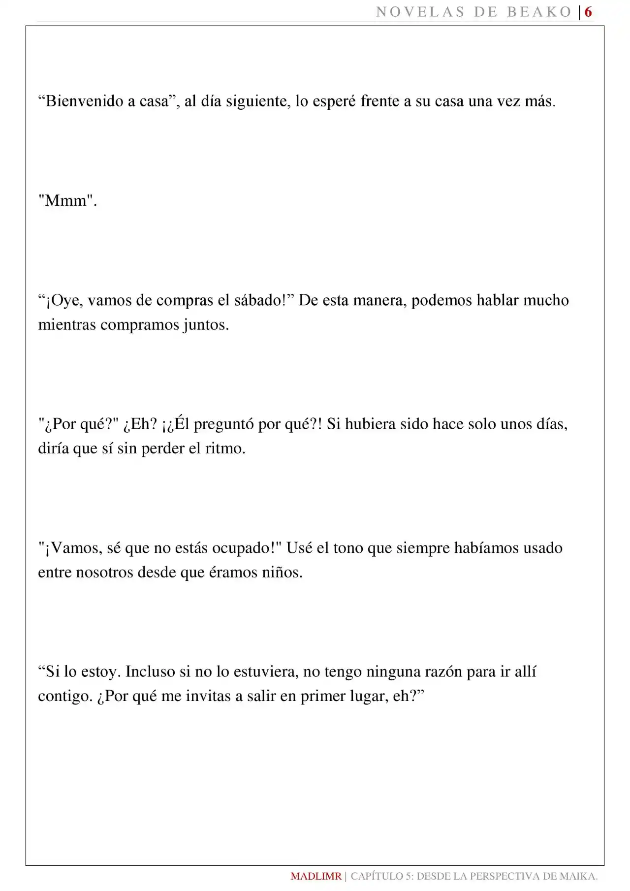 Mi Amiga De La Infancia Me Rechazó (Novela) - Capítulo 5 - Página 7 - LectorTMOo