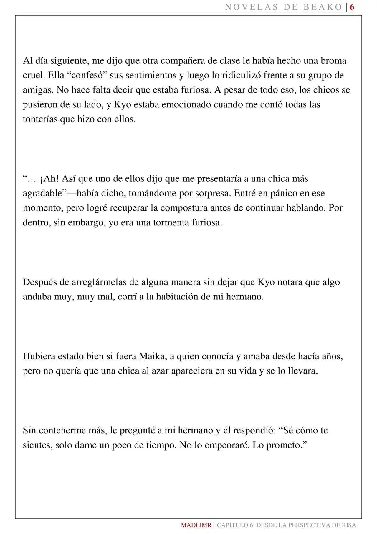Mi Amiga De La Infancia Me Rechazó (Novela) - Capítulo 6 - Página 7 - LectorTMOo