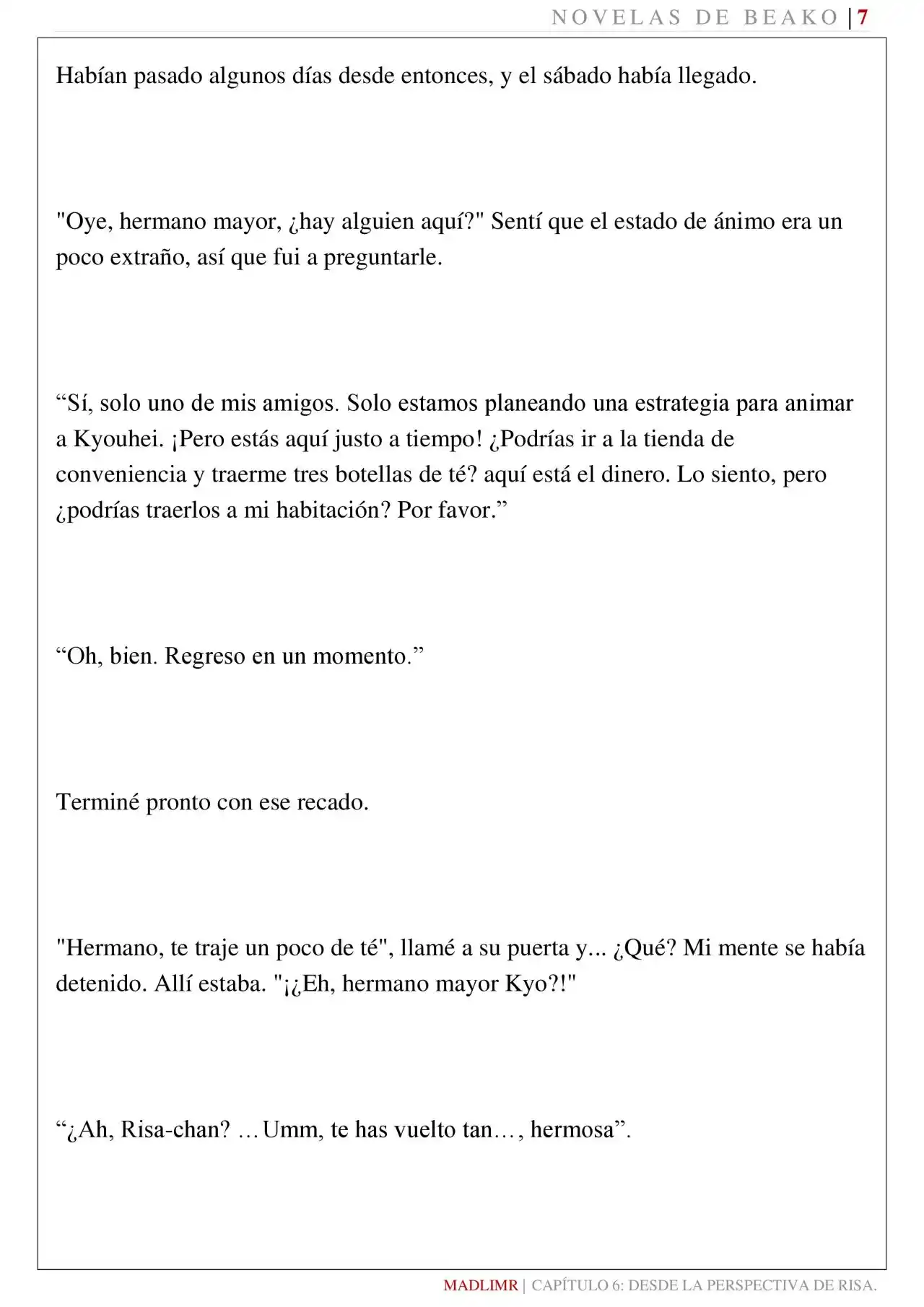 Mi Amiga De La Infancia Me Rechazó (Novela) - Capítulo 6 - Página 8 - LectorTMOo