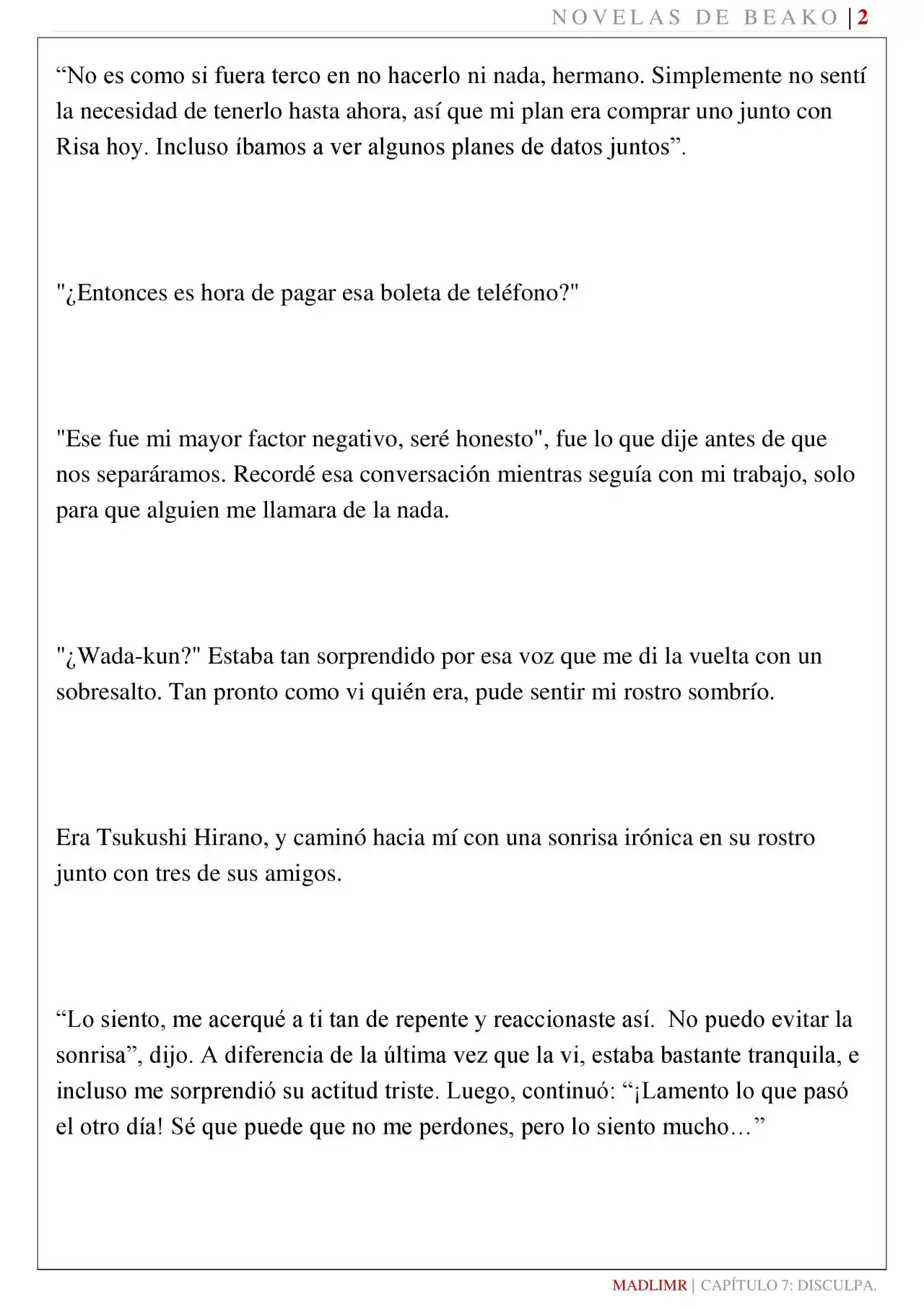 Mi Amiga De La Infancia Me Rechazó (Novela) - Capítulo 7 - Página 3 - LectorTMOo