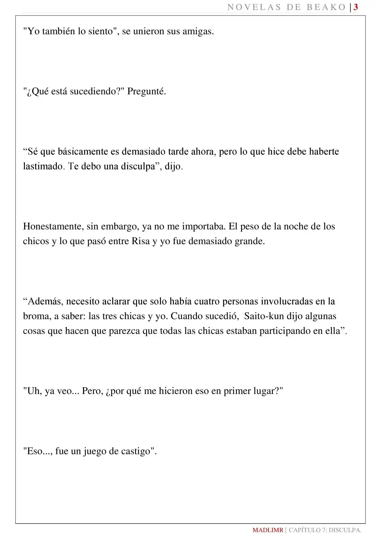 Mi Amiga De La Infancia Me Rechazó (Novela) - Capítulo 7 - Página 4 - LectorTMOo