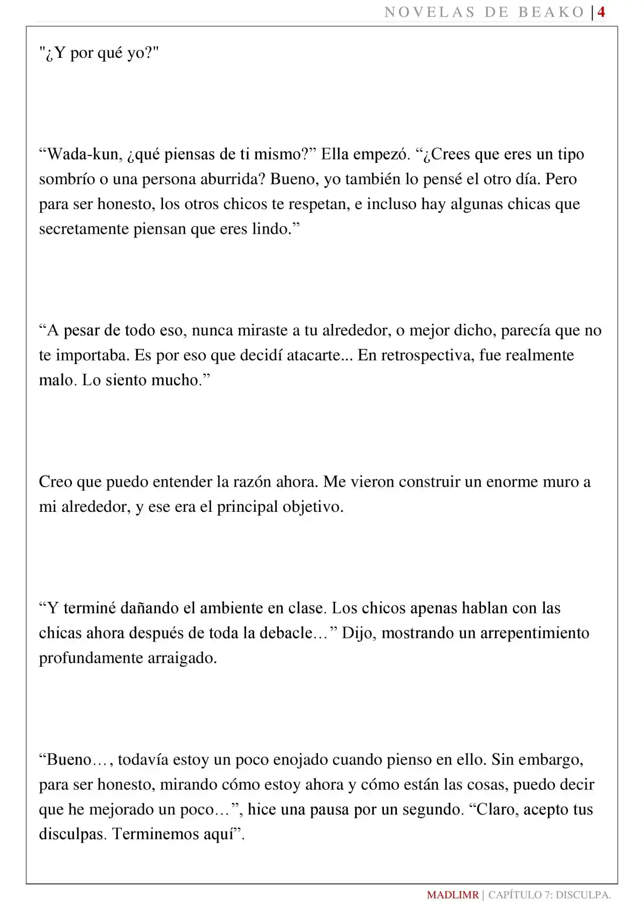 Mi Amiga De La Infancia Me Rechazó (Novela) - Capítulo 7 - Página 5 - LectorTMOo