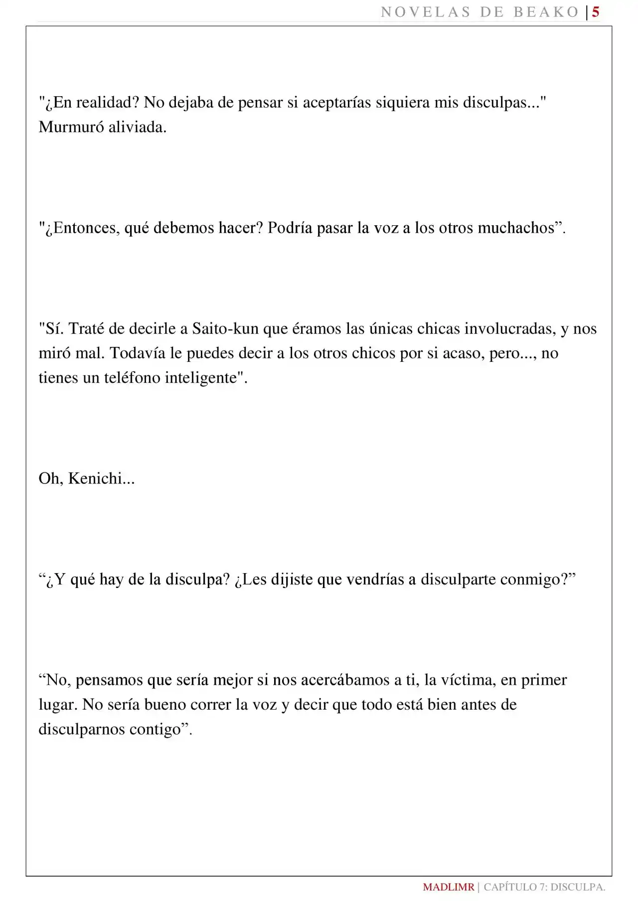 Mi Amiga De La Infancia Me Rechazó (Novela) - Capítulo 7 - Página 6 - LectorTMOo