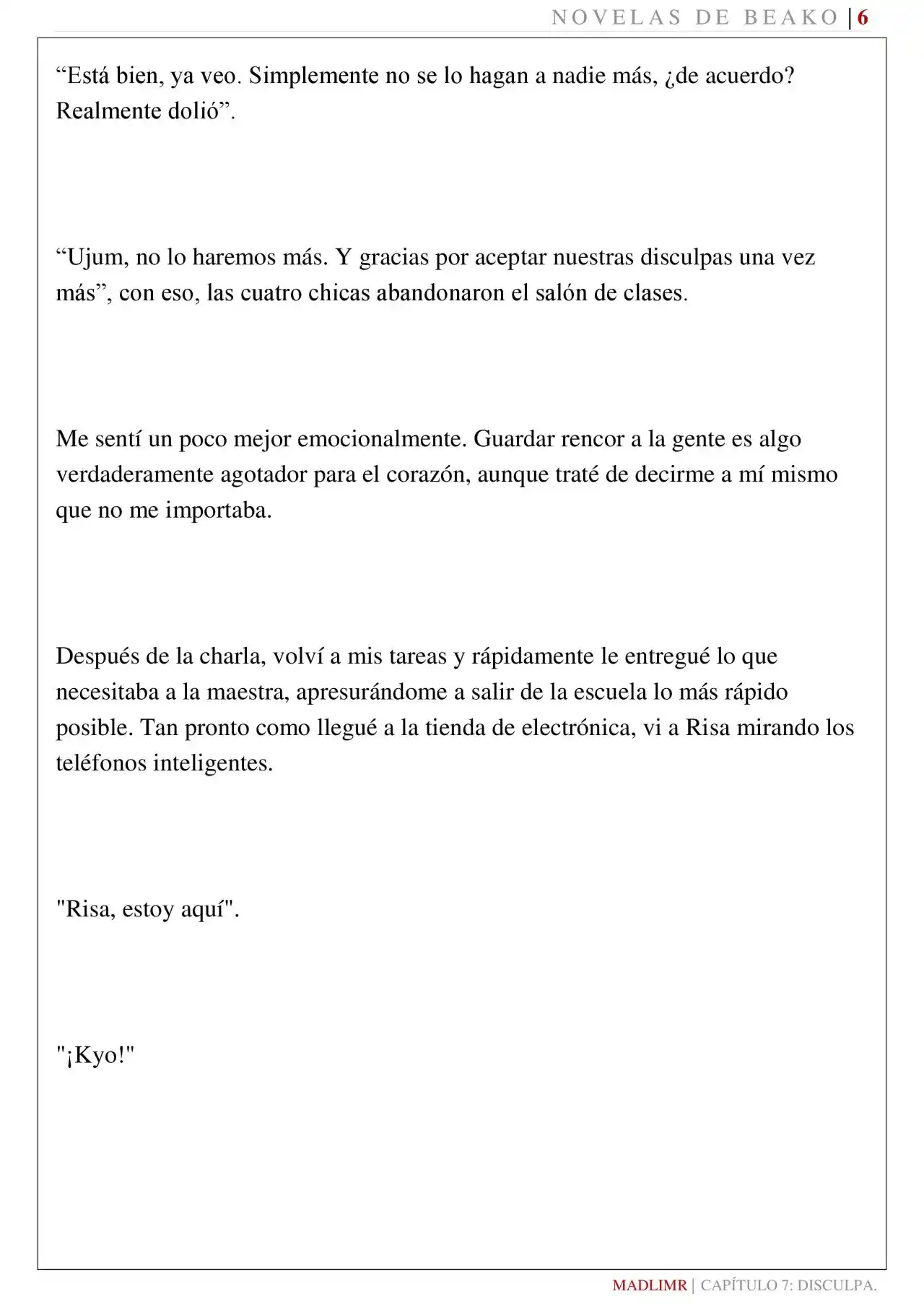 Mi Amiga De La Infancia Me Rechazó (Novela) - Capítulo 7 - Página 7 - LectorTMOo