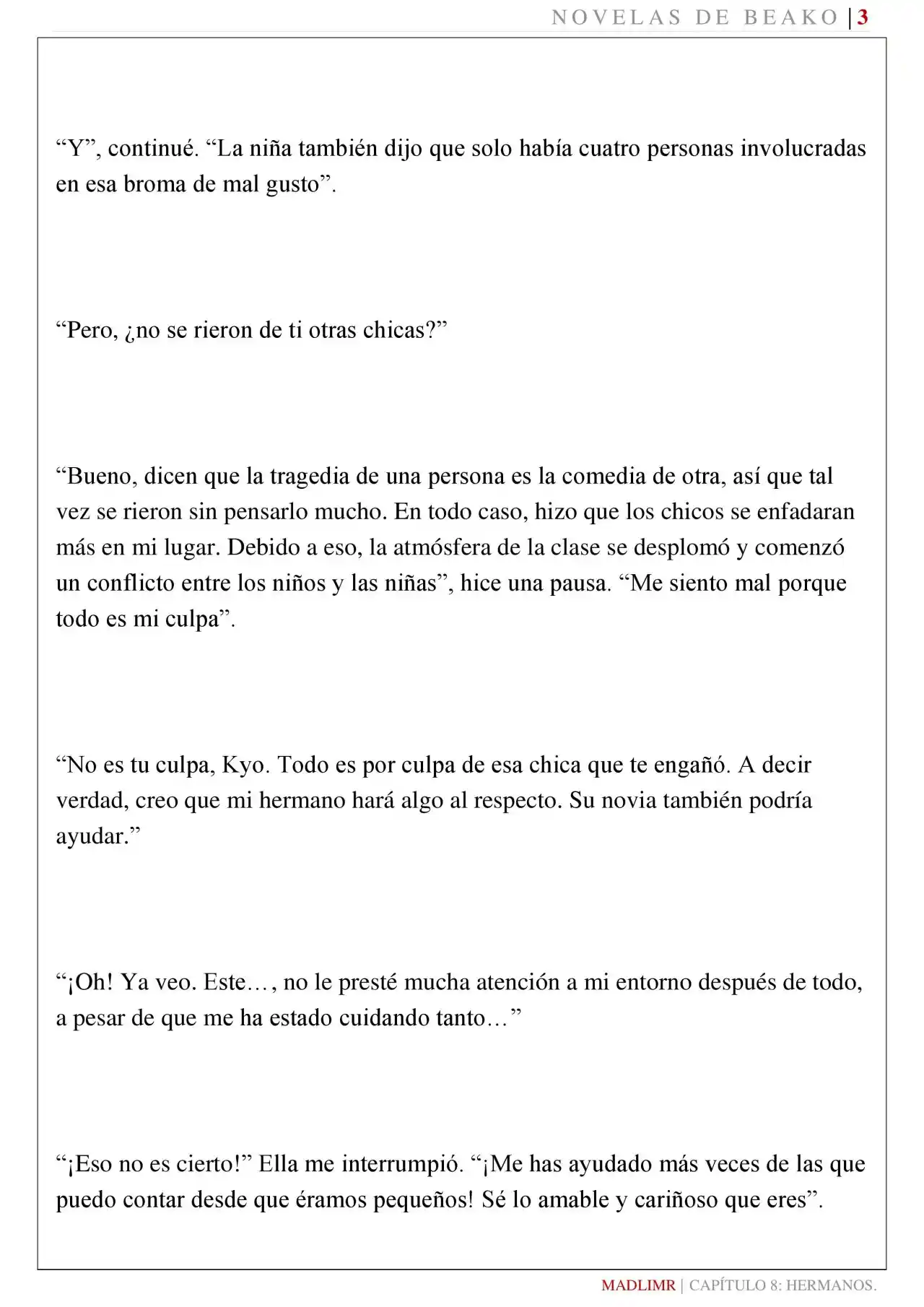 Mi Amiga De La Infancia Me Rechazó (Novela) - Capítulo 8 - Página 4 - LectorTMOo