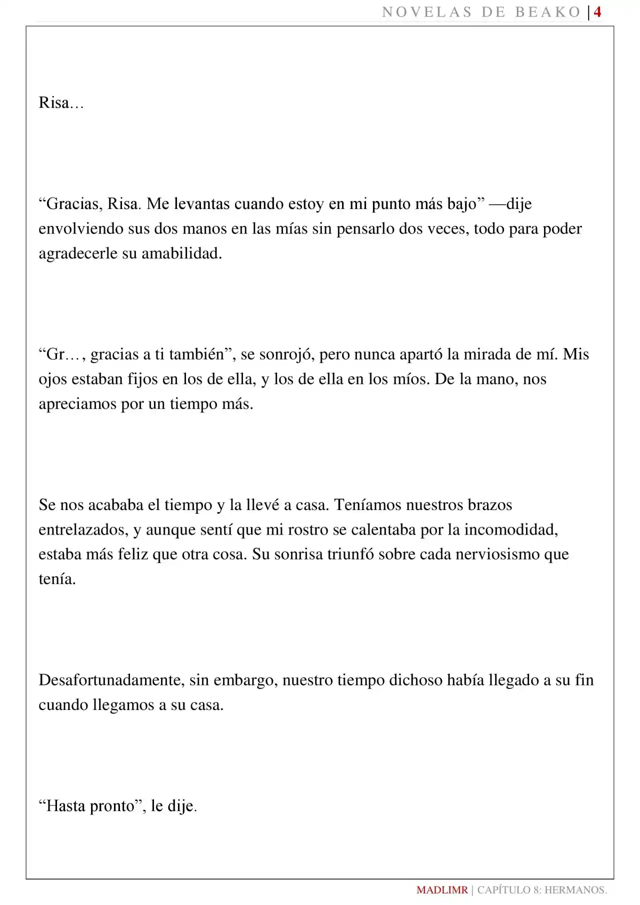 Mi Amiga De La Infancia Me Rechazó (Novela) - Capítulo 8 - Página 5 - LectorTMOo