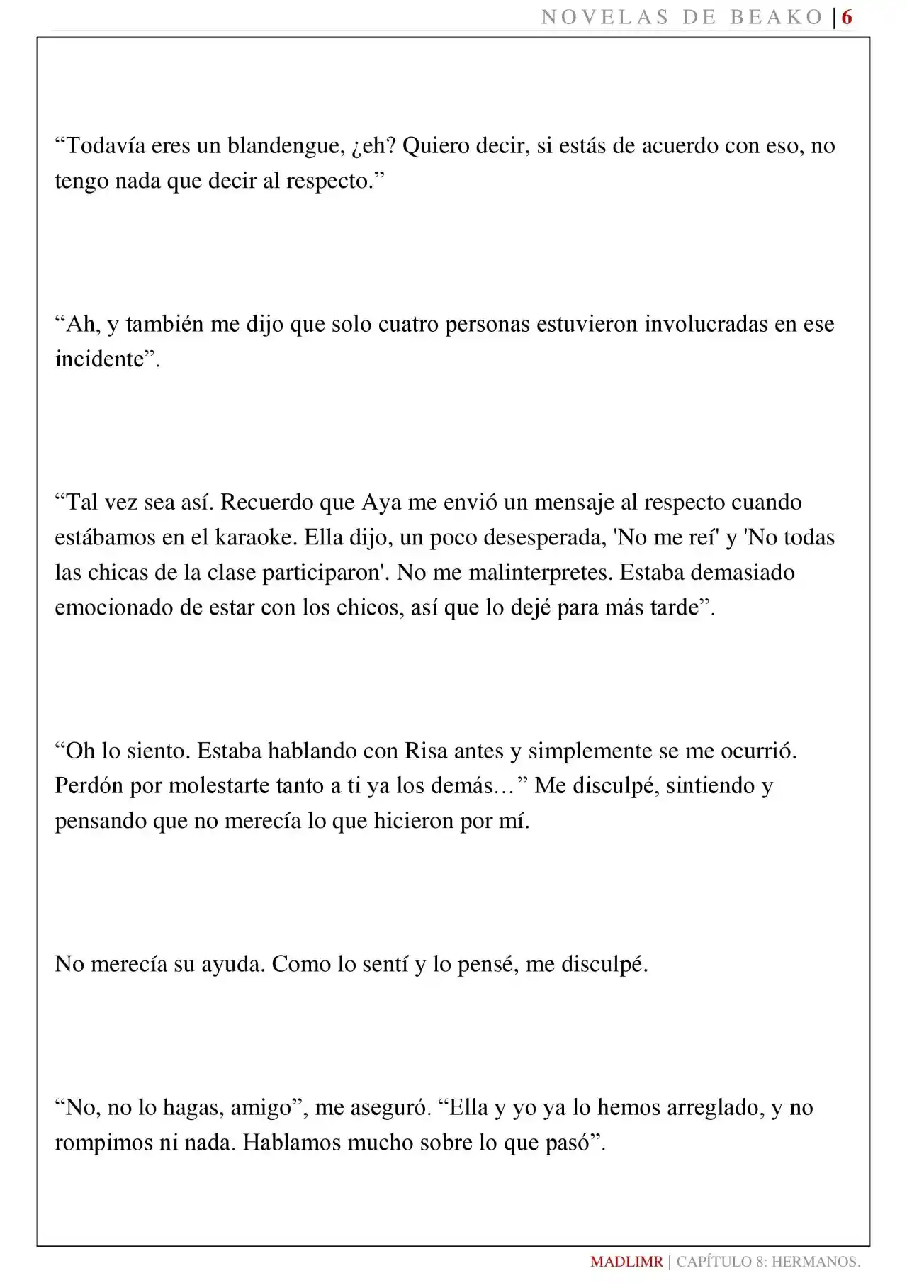 Mi Amiga De La Infancia Me Rechazó (Novela) - Capítulo 8 - Página 7 - LectorTMOo