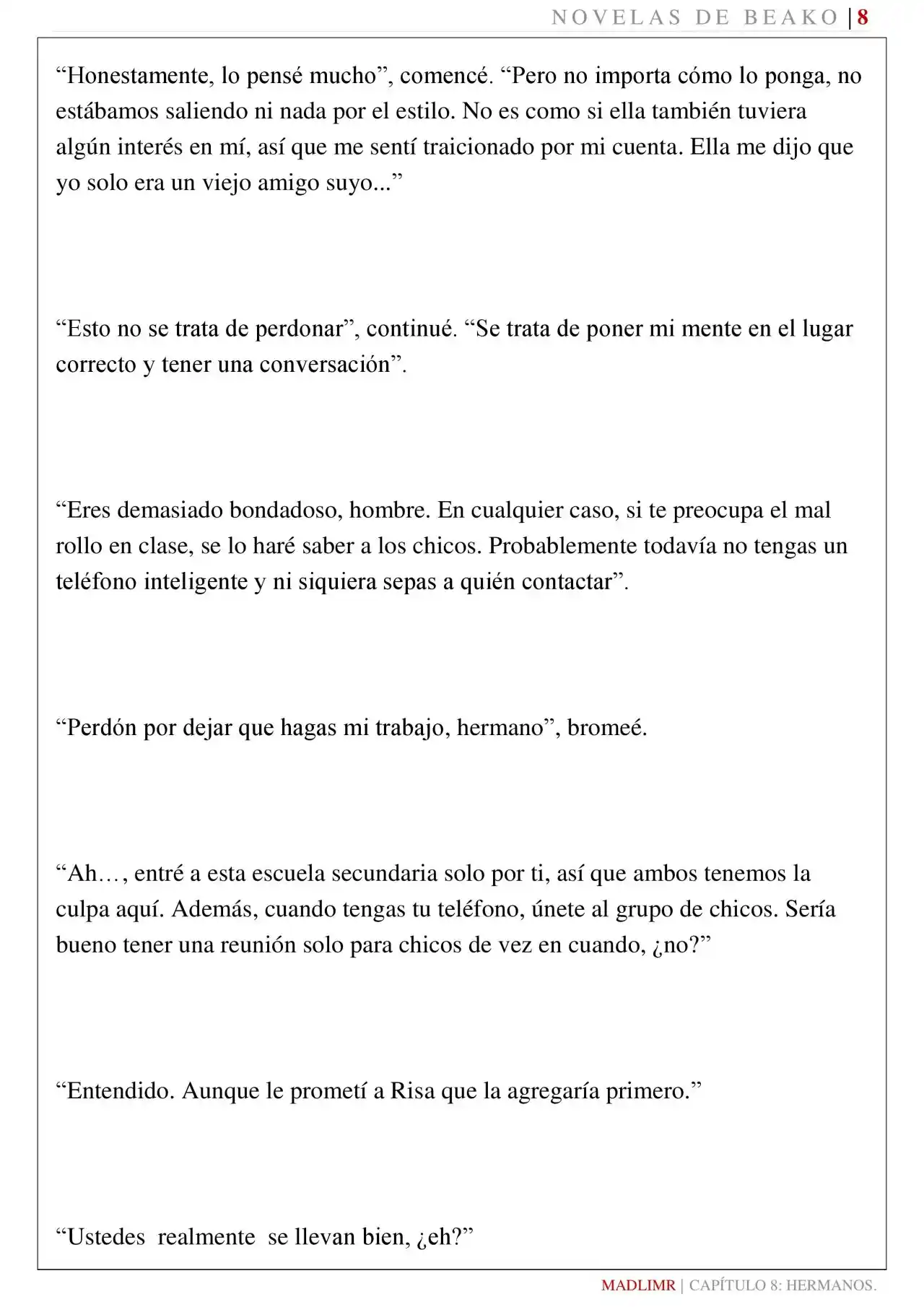Mi Amiga De La Infancia Me Rechazó (Novela) - Capítulo 8 - Página 9 - LectorTMOo