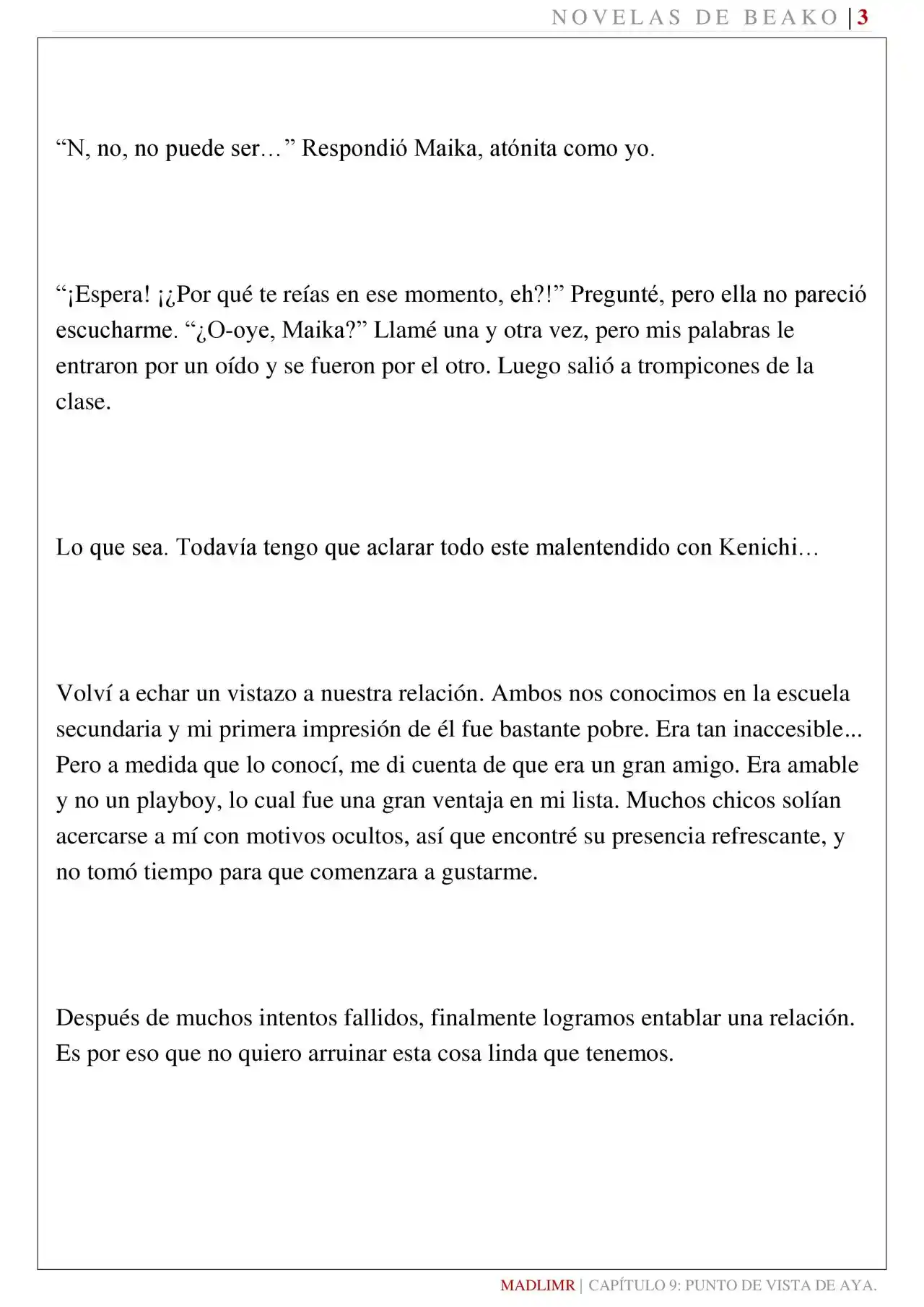Mi Amiga De La Infancia Me Rechazó (Novela) - Capítulo 9 - Página 4 - LectorTMOo