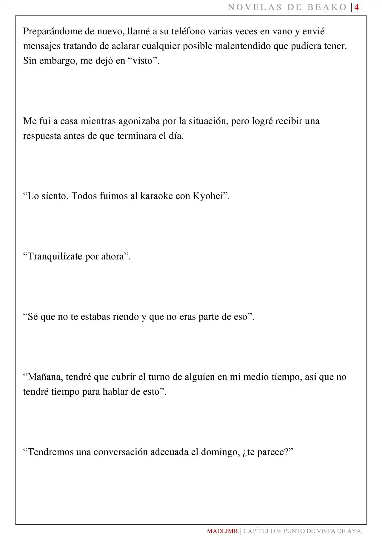 Mi Amiga De La Infancia Me Rechazó (Novela) - Capítulo 9 - Página 5 - LectorTMOo