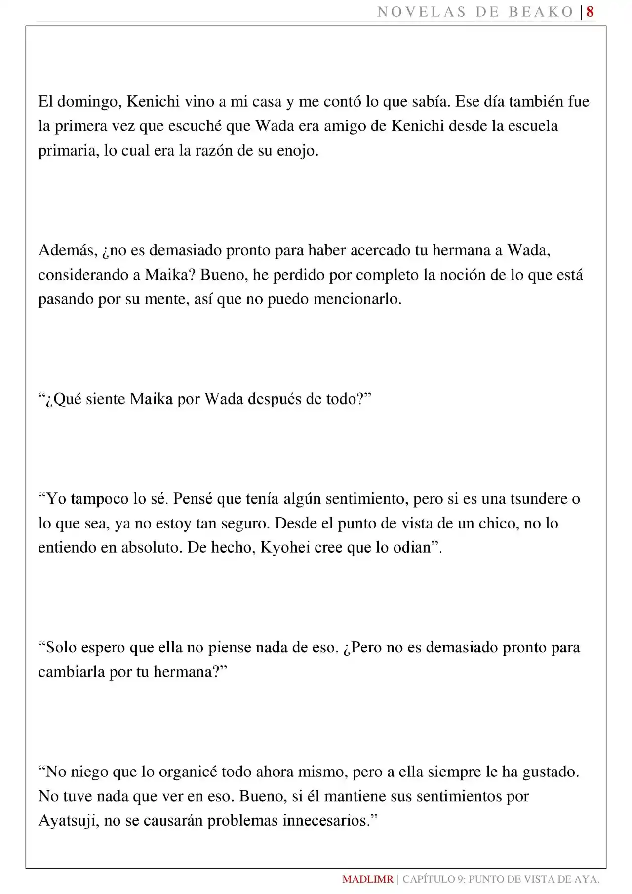 Mi Amiga De La Infancia Me Rechazó (Novela) - Capítulo 9 - Página 9 - LectorTMOo