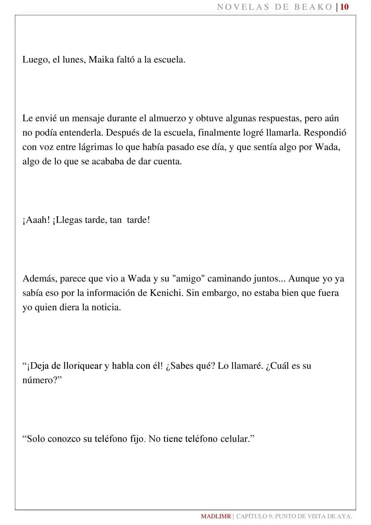 Mi Amiga De La Infancia Me Rechazó (Novela) - Capítulo 9 - Página 11 - LectorTMOo