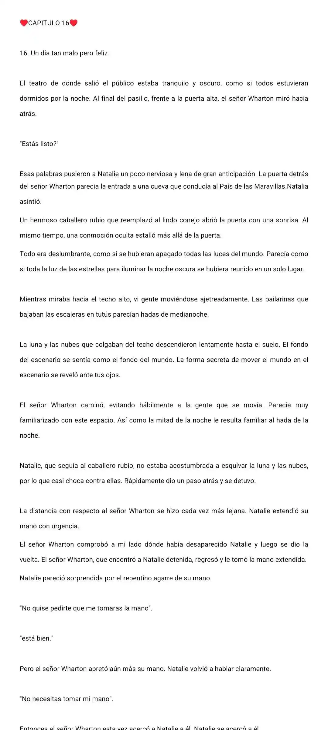 Mi Amor No Correspondido Eres Tu (Novela) - Capítulo 16 - Página 2 - LectorTMOo