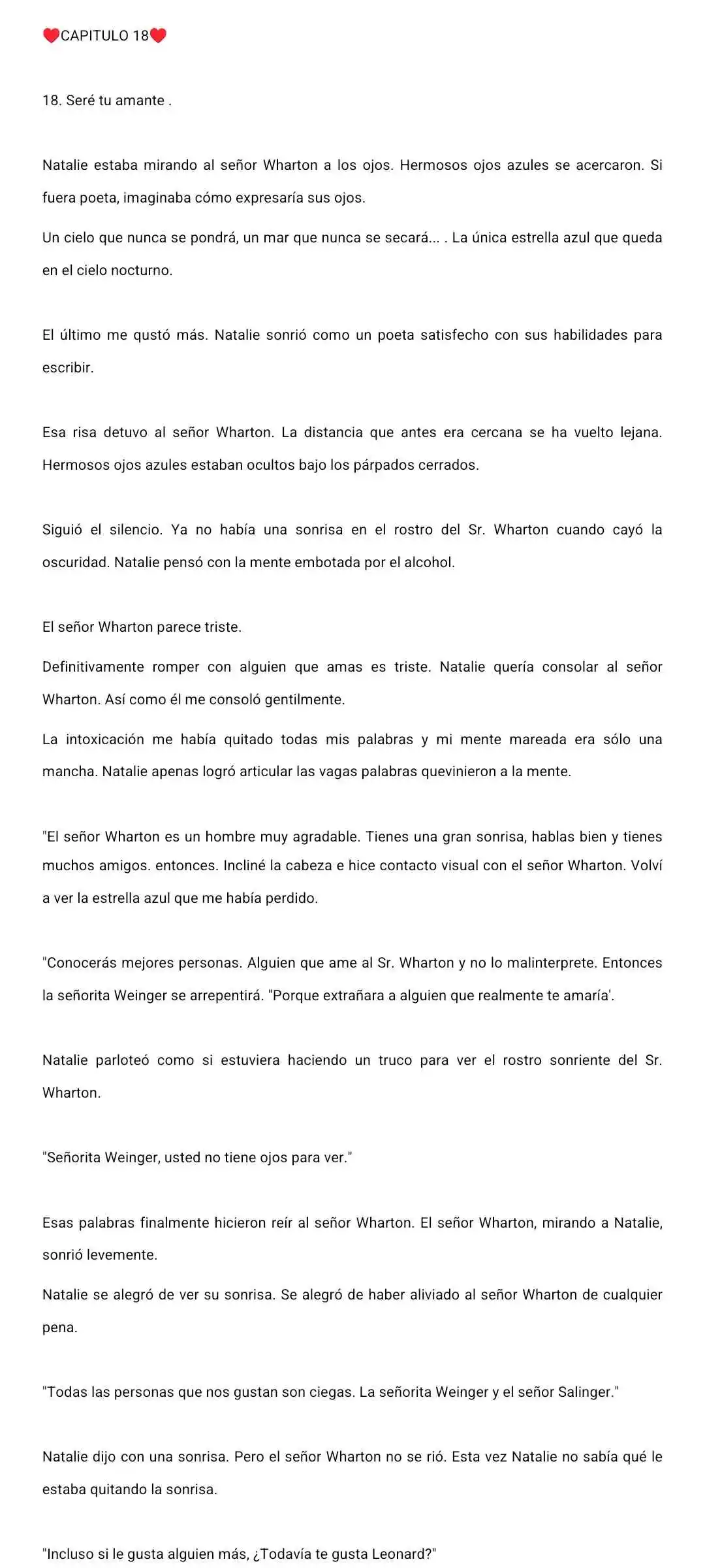 Mi Amor No Correspondido Eres Tu (Novela) - Capítulo 18 - Página 2 - LectorTMOo