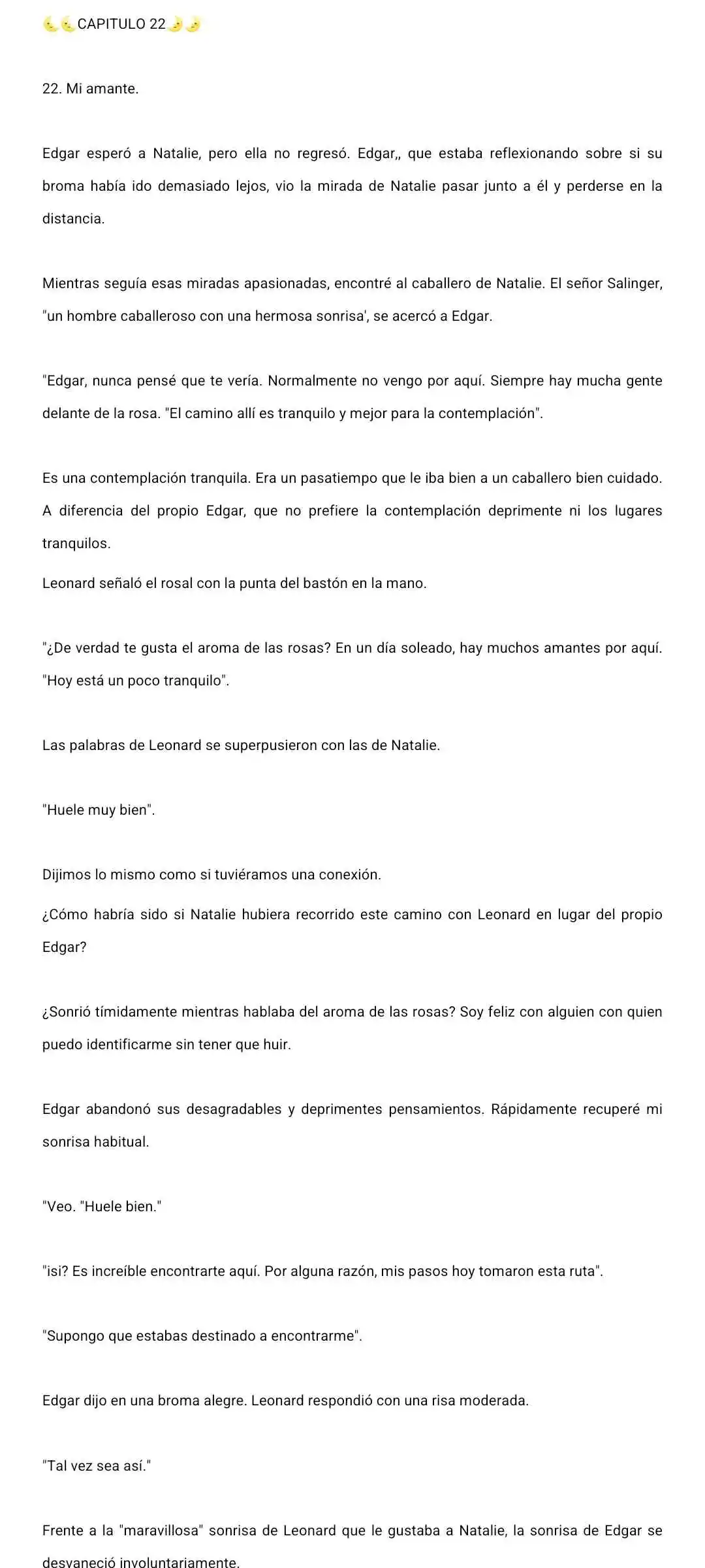 Mi Amor No Correspondido Eres Tu (Novela) - Capítulo 22 - Página 2 - LectorTMOo