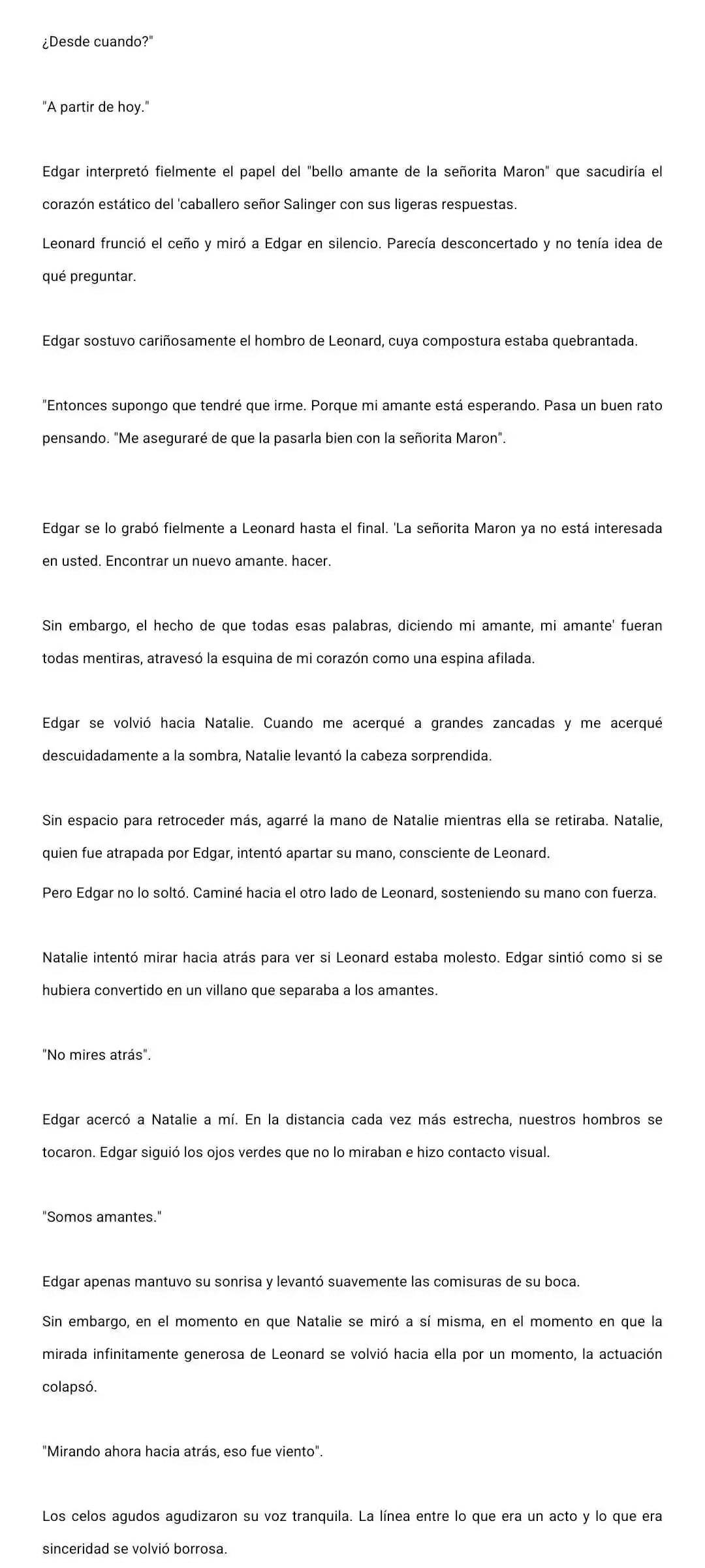 Mi Amor No Correspondido Eres Tu (Novela) - Capítulo 22 - Página 4 - LectorTMOo