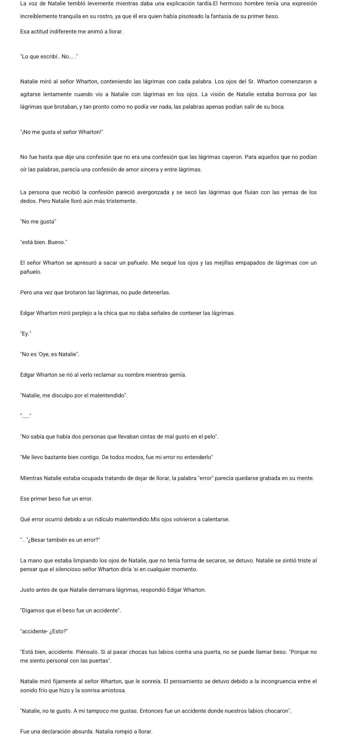 Mi Amor No Correspondido Eres Tu (Novela) - Capítulo 3 - Página 5 - LectorTMOo