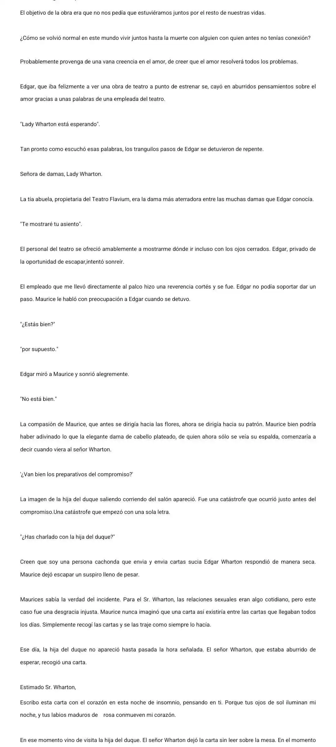 Mi Amor No Correspondido Eres Tu (Novela) - Capítulo 4 - Página 2 - LectorTMOo